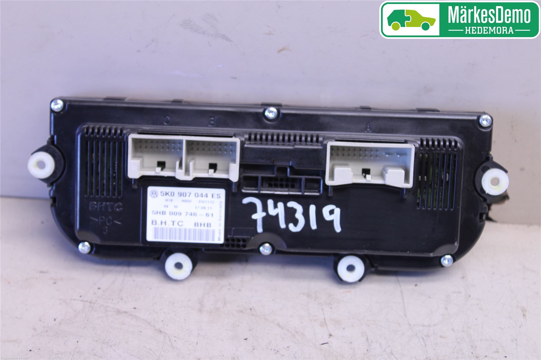 Volkswagen VW JETTA VI 11- Varme Ac Betjening-Display