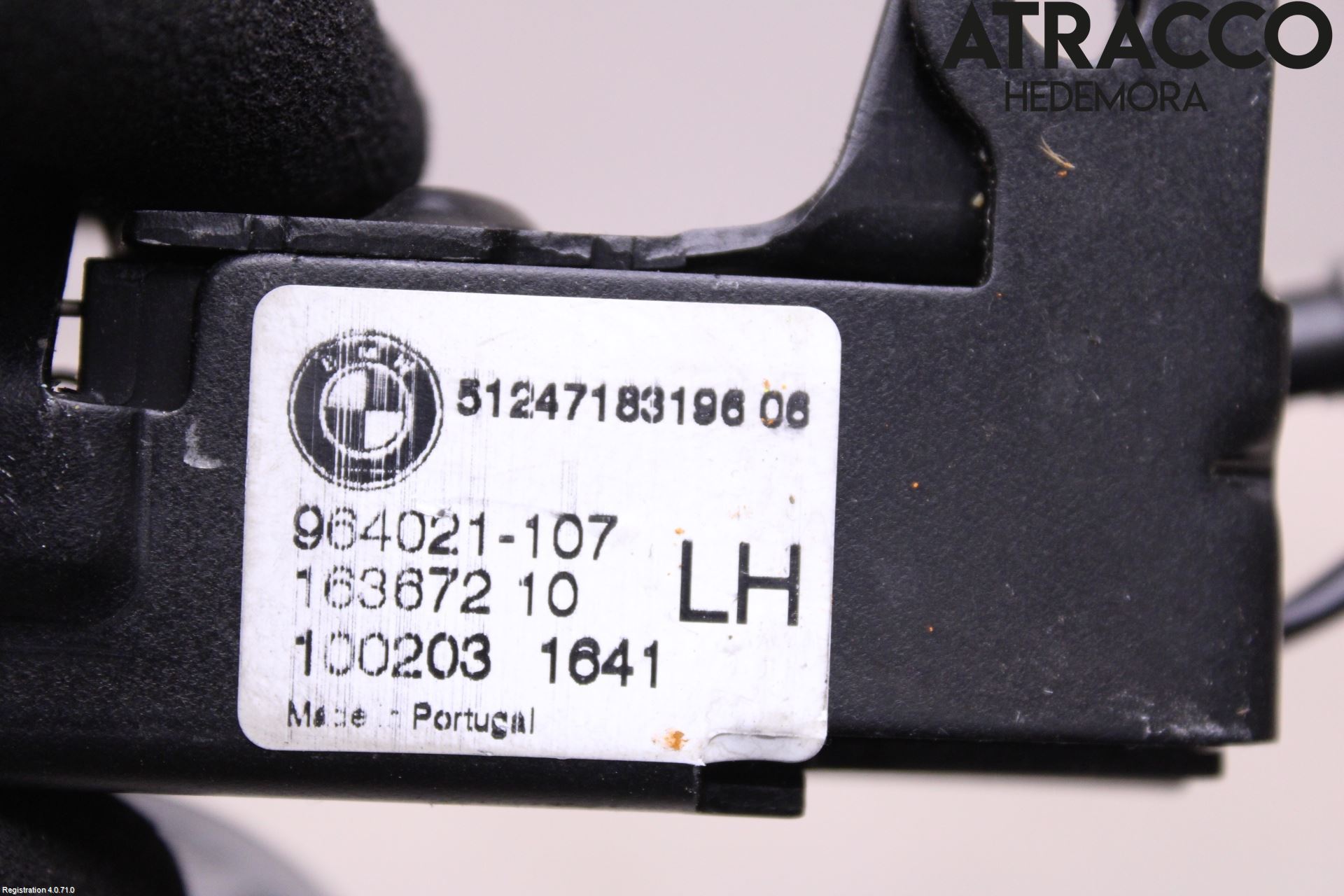BMW X5 E70 07-13 Bakluke-Lokk Låsekasse