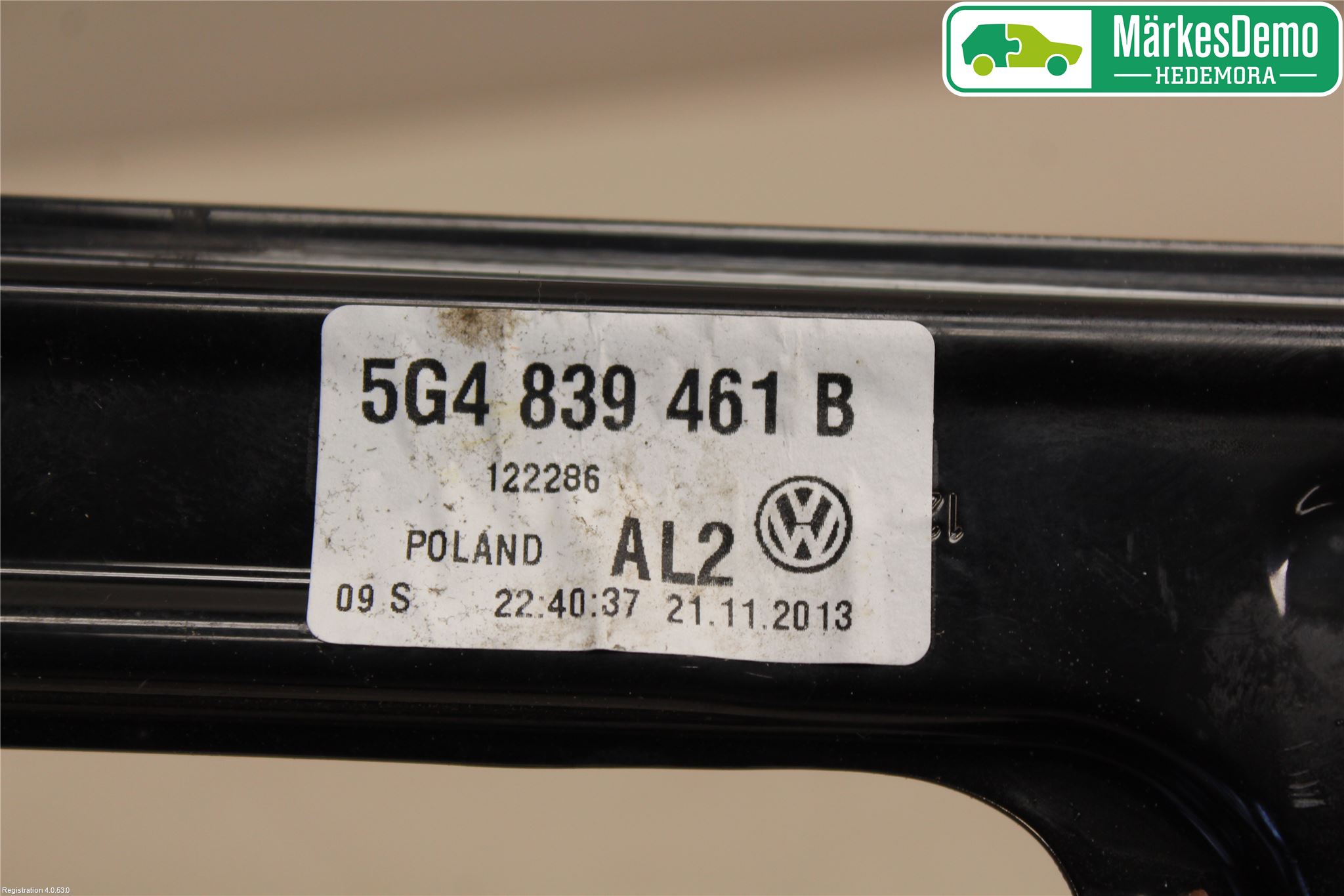 Volkswagen VW GOLF / E-GOLF VII 13-20 Vindusheis El Komp