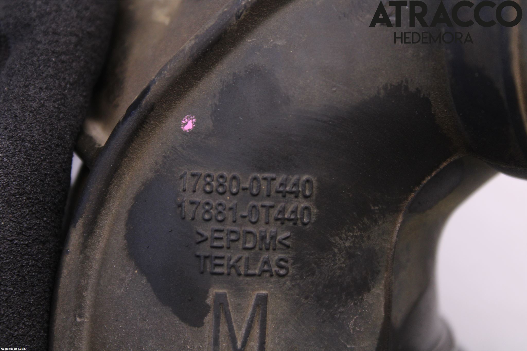 Toyota C-HR 16-23 Inns Gummibelg - Slange
