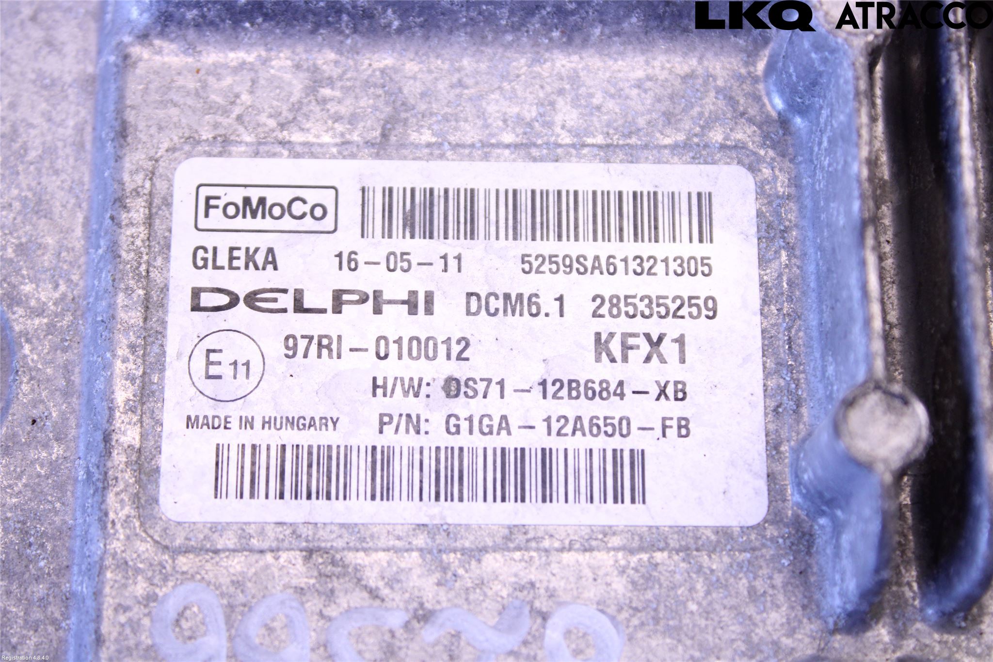 Ford S-MAX 15- Styreenhet Dieselpumpe