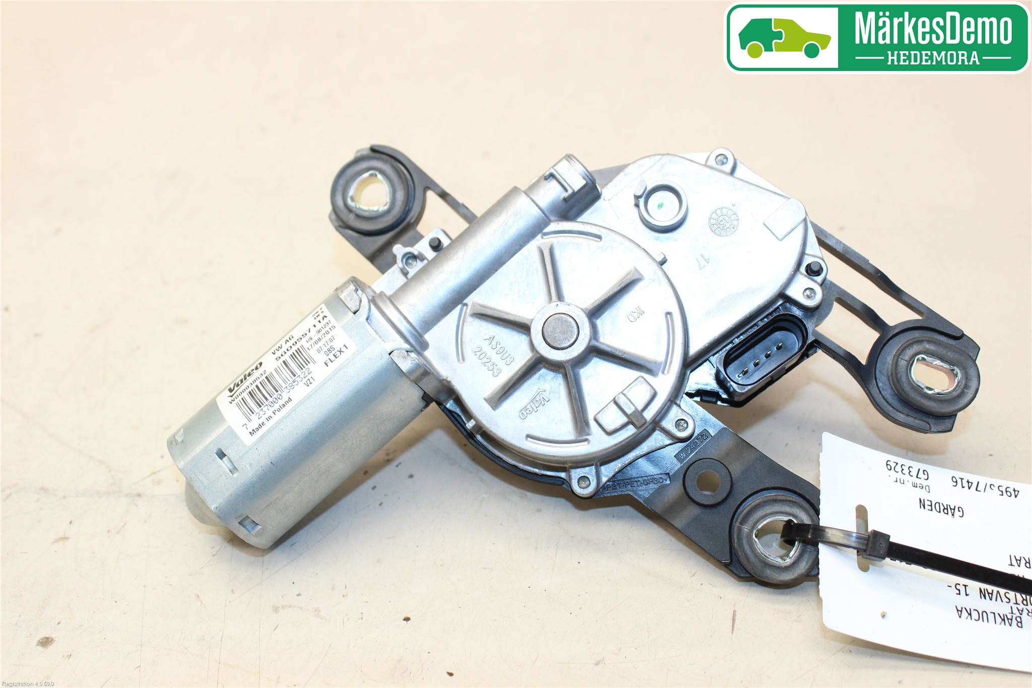 Volkswagen VW GOLF SPORTSVAN 15-20 Viskermotor Bakluke