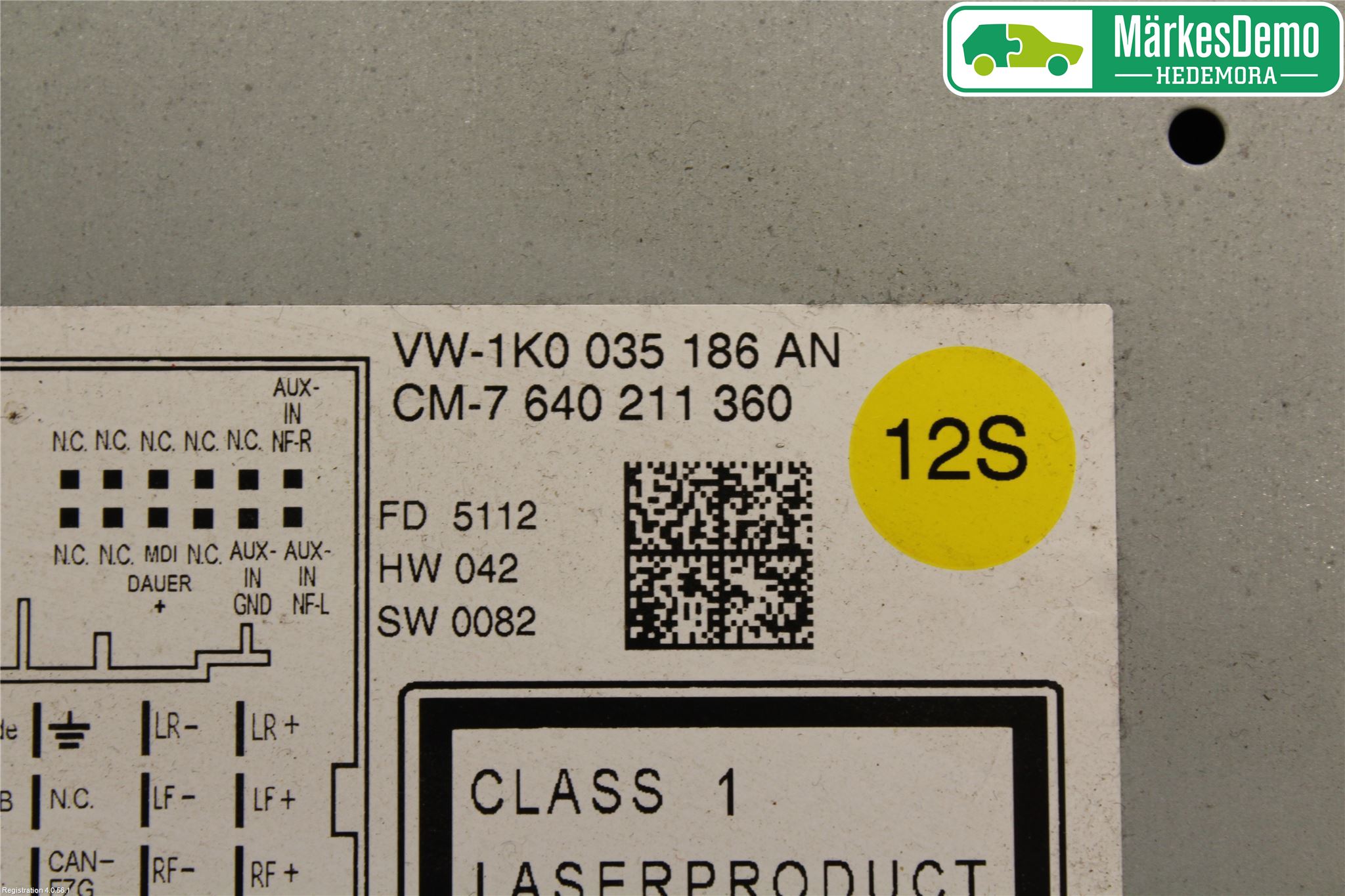 Volkswagen VW CADDY 11-15 Stereo Radio Med Cd