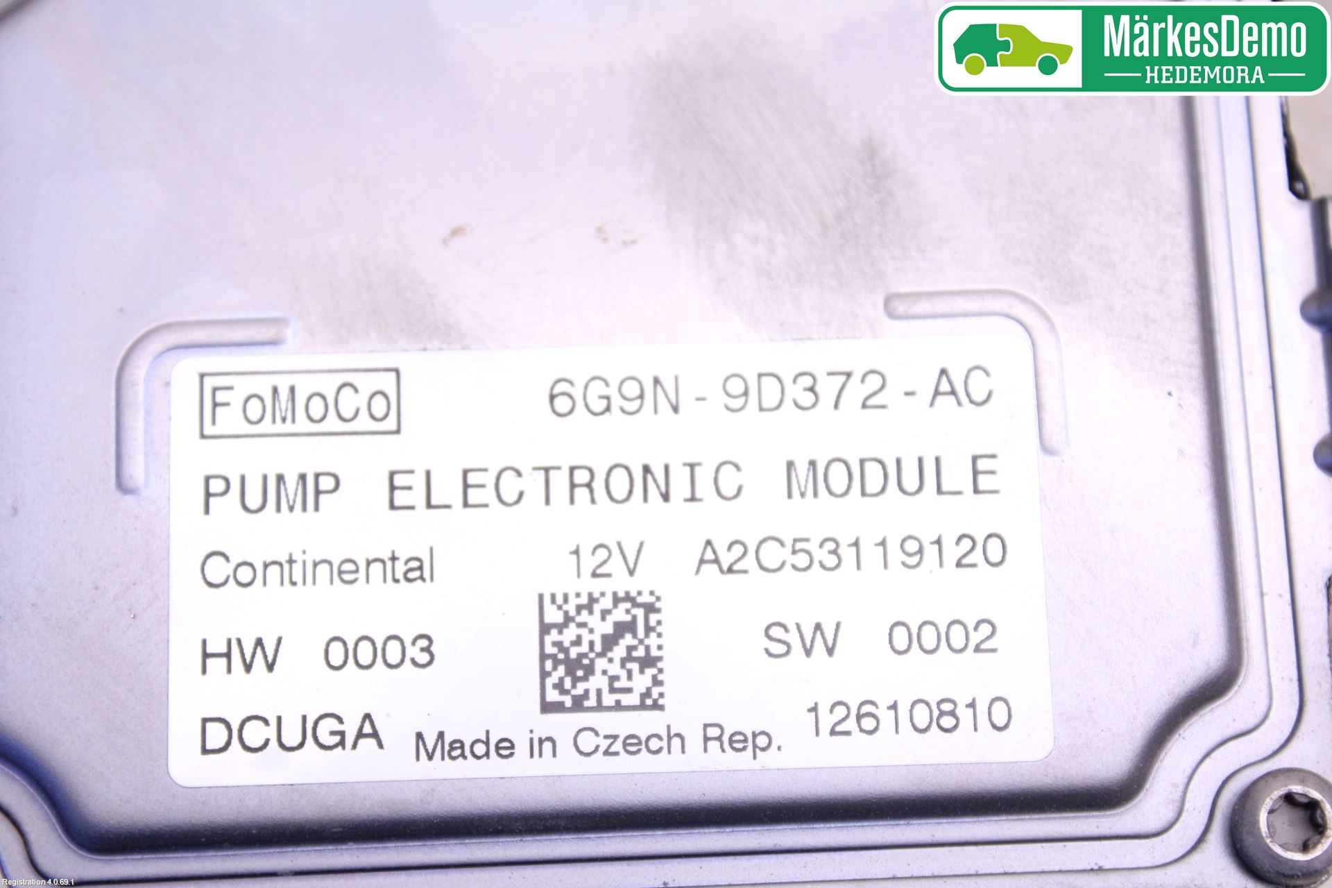 Volvo S60 11-13 Styreenhet Drivstoffpumpe