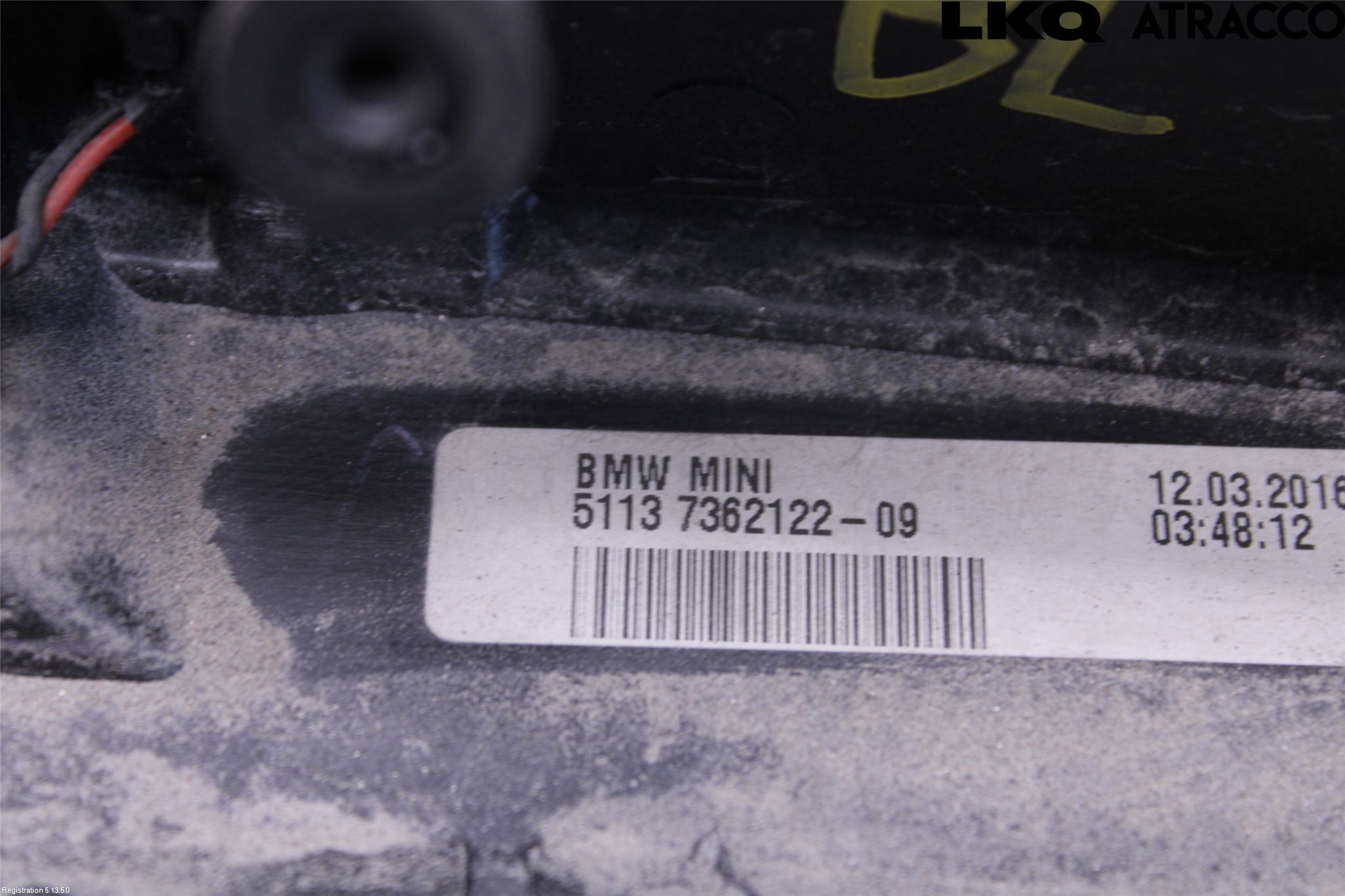 Mini ONE/COOPER 3DR F56 14-24 Bakluke Handtak Ytre