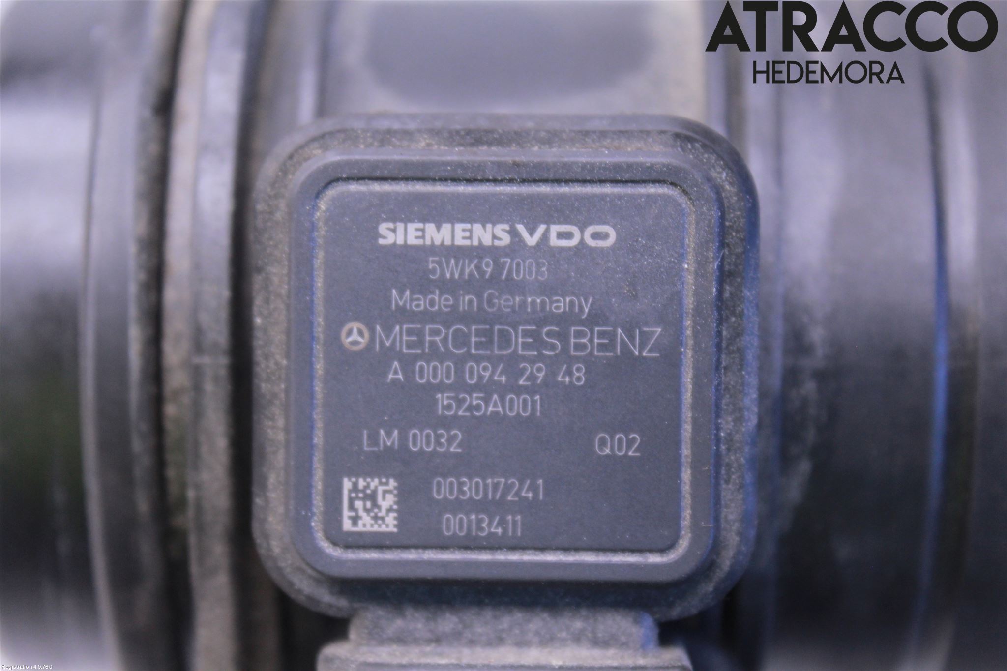 Mercedes-Benz MB B-KLASS (W245) 05-12 Inns Luftmassemåler