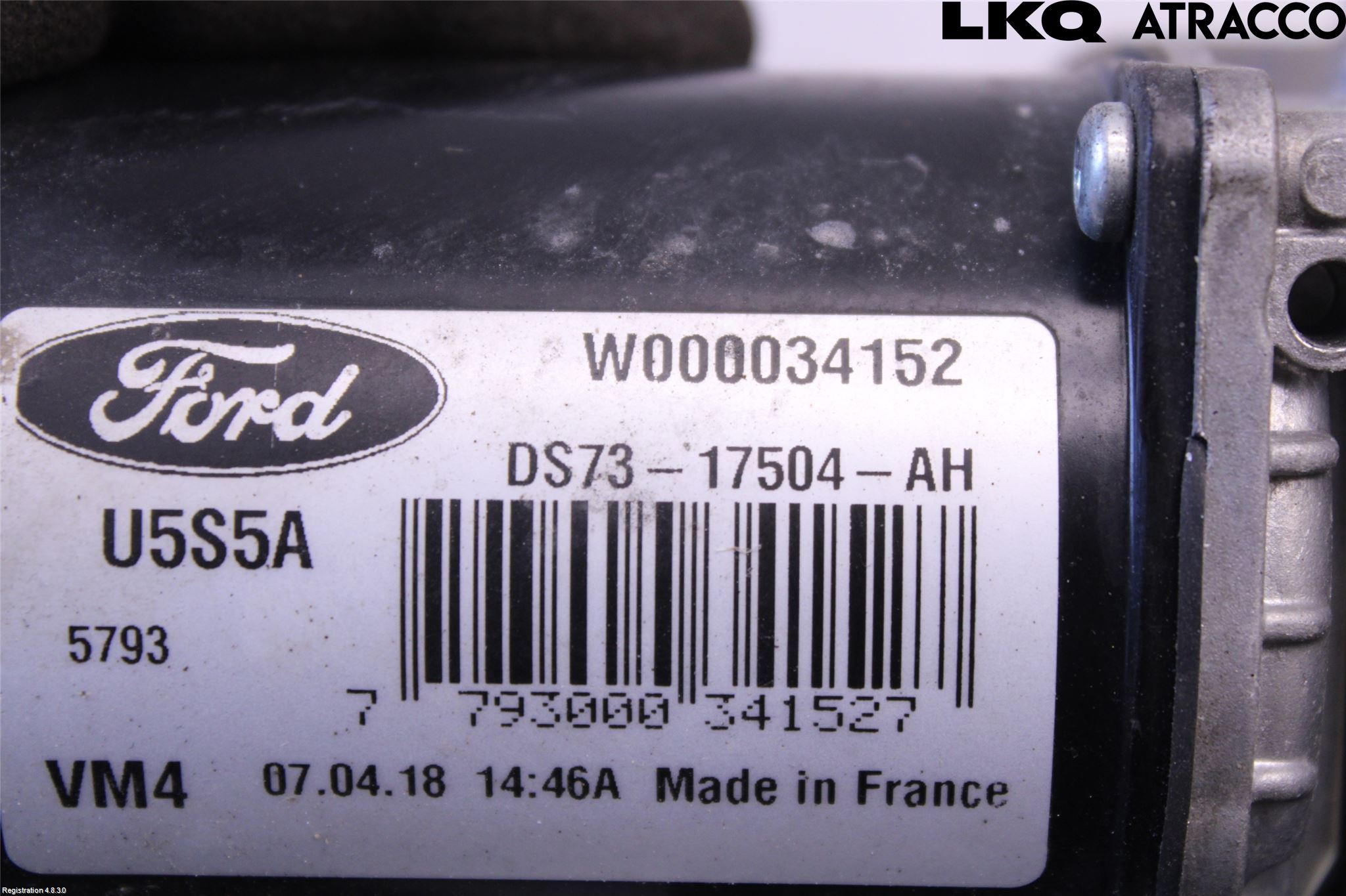 Ford MONDEO 15-22 Viskermotor Frontrute