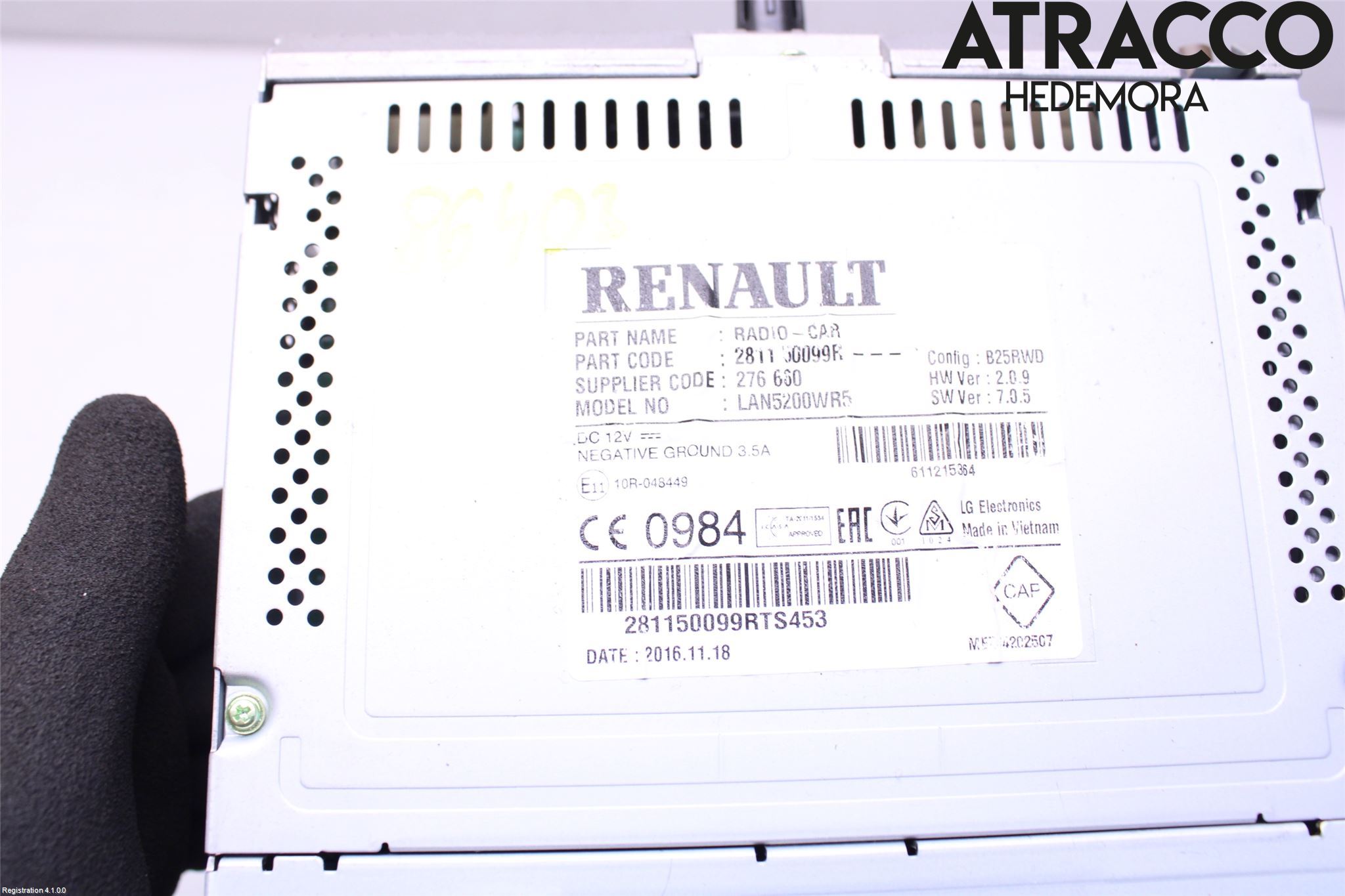 Nissan NV300 16-22 Stereo Radio Med Cd