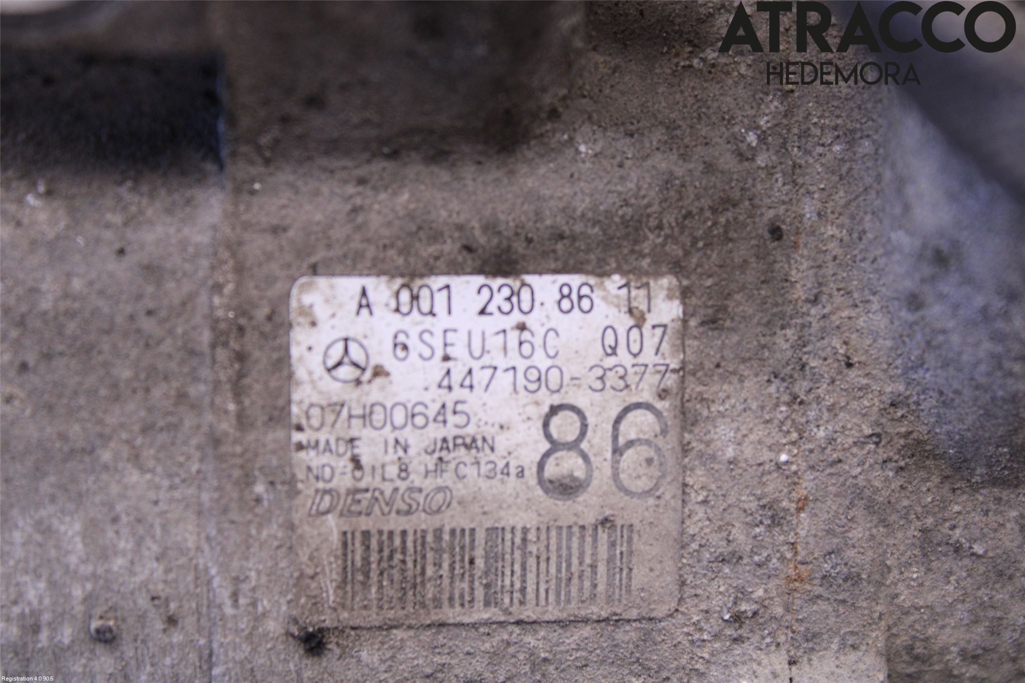 Mercedes-Benz MB E-KLASS (W211) 02-09 Varme Ac Kompressor