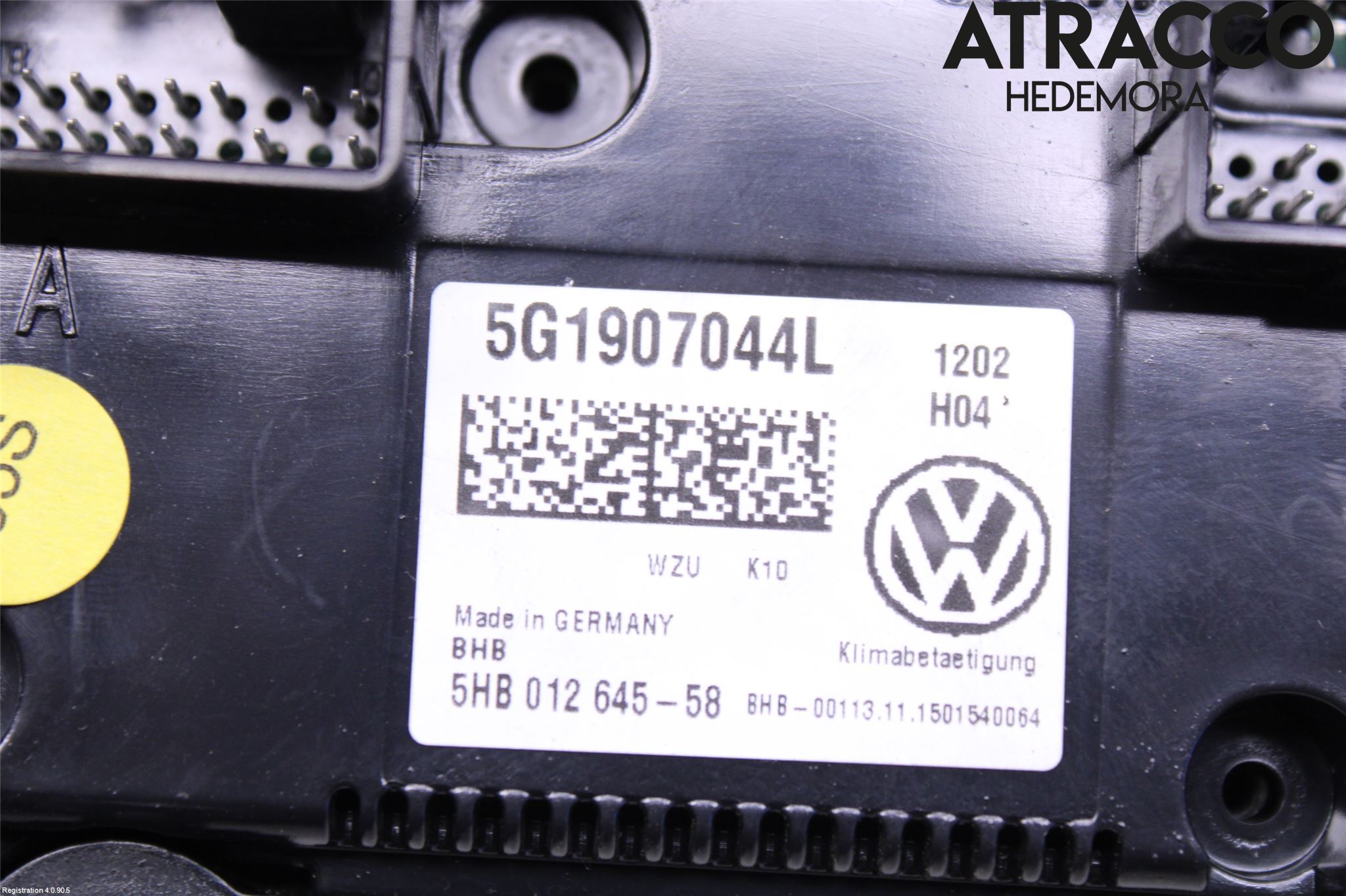 Volkswagen VW PASSAT 15-19 Varme Ac Betjening-Display