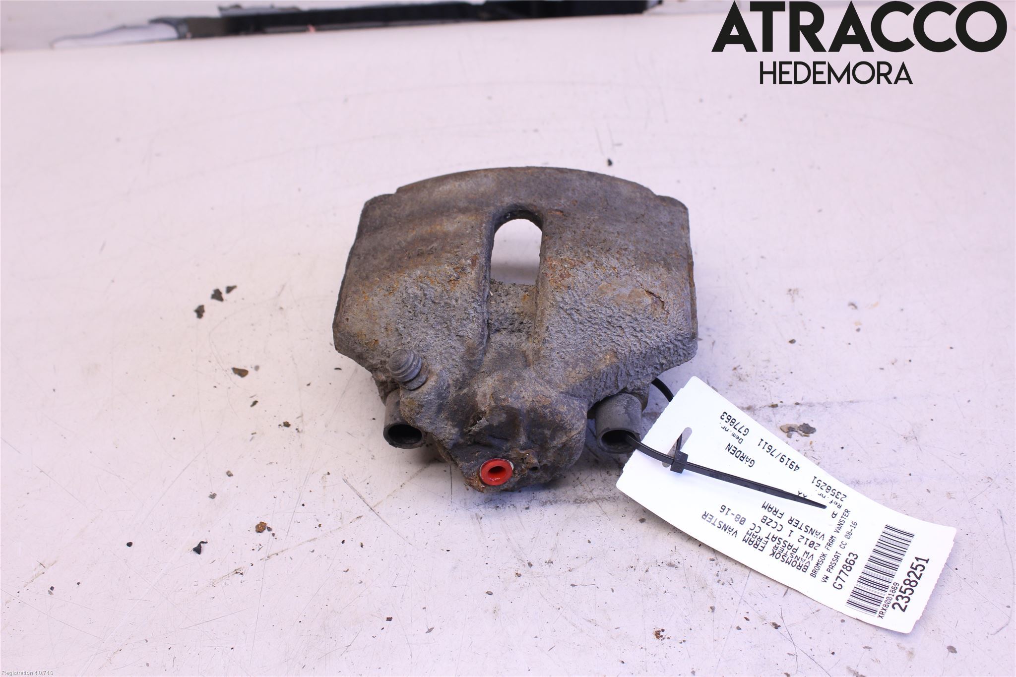 Volkswagen VW PASSAT CC 08-16 Bremsecaliper Foran Venstre