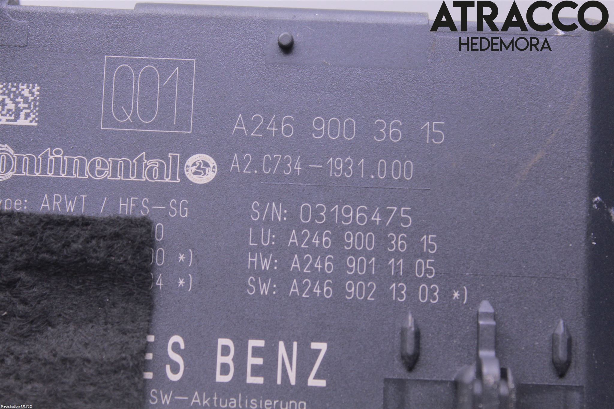 Mercedes-Benz MB CLA-KLASS (C117/X117) 13-19 Styreenhet Bakluke