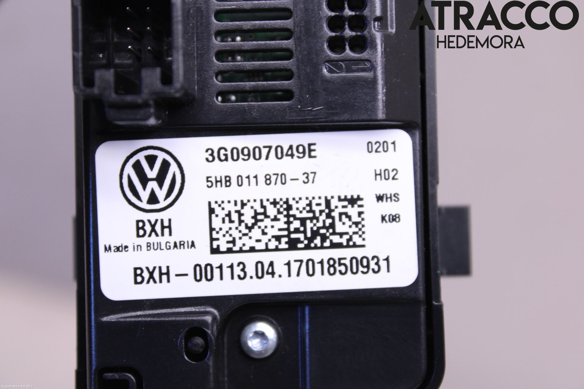 Volkswagen VW PASSAT 15-19 Bryter Varmesete