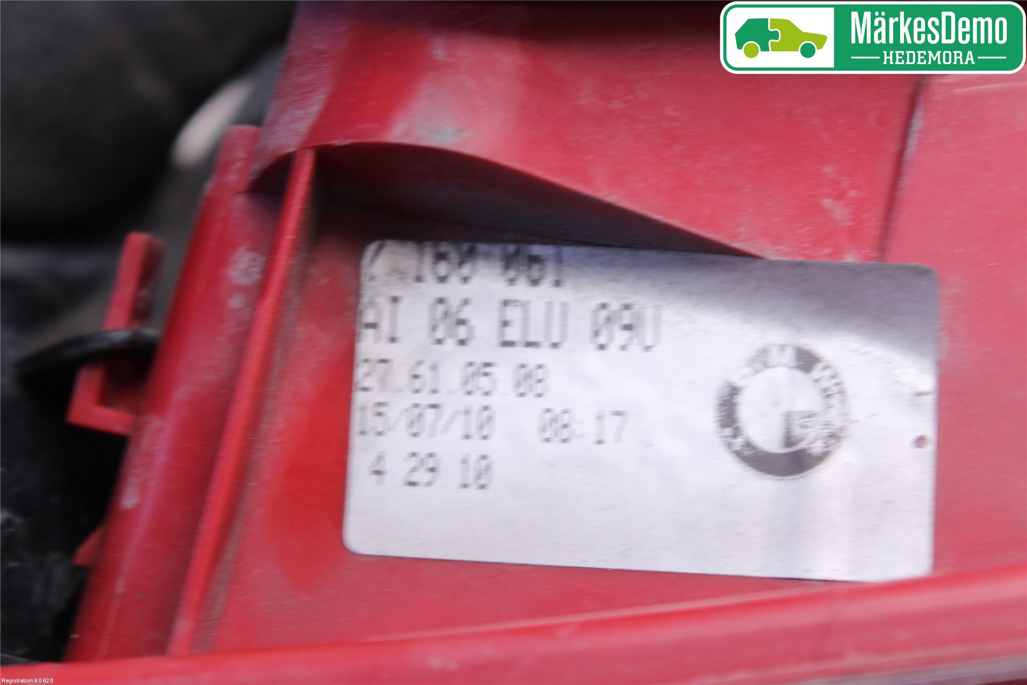 BMW 3 E90/91 SED/TOU 05-12 Baklykt Venstre