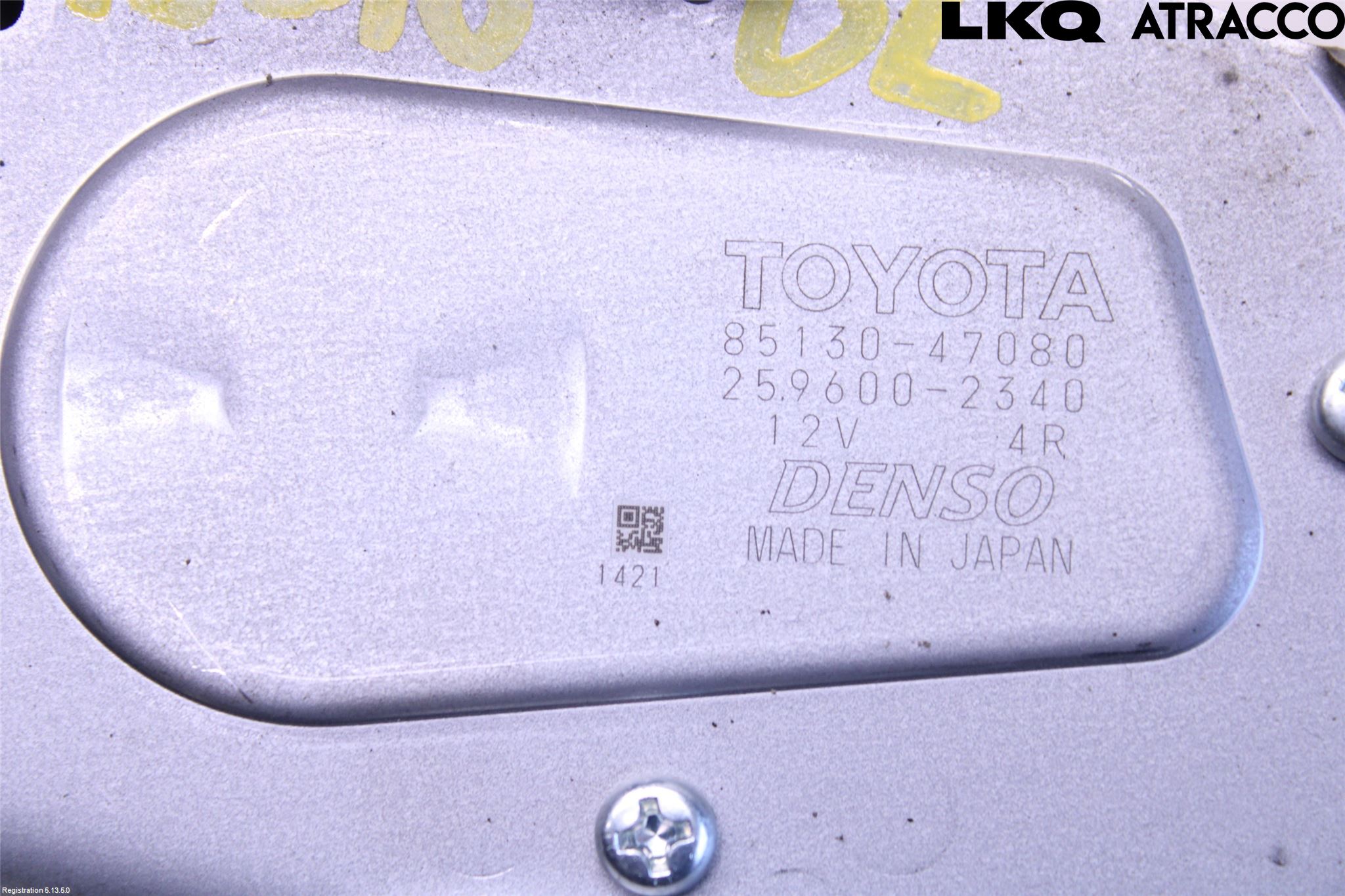Toyota PRIUS+ ZVW40 12-20 Viskermotor Bakluke