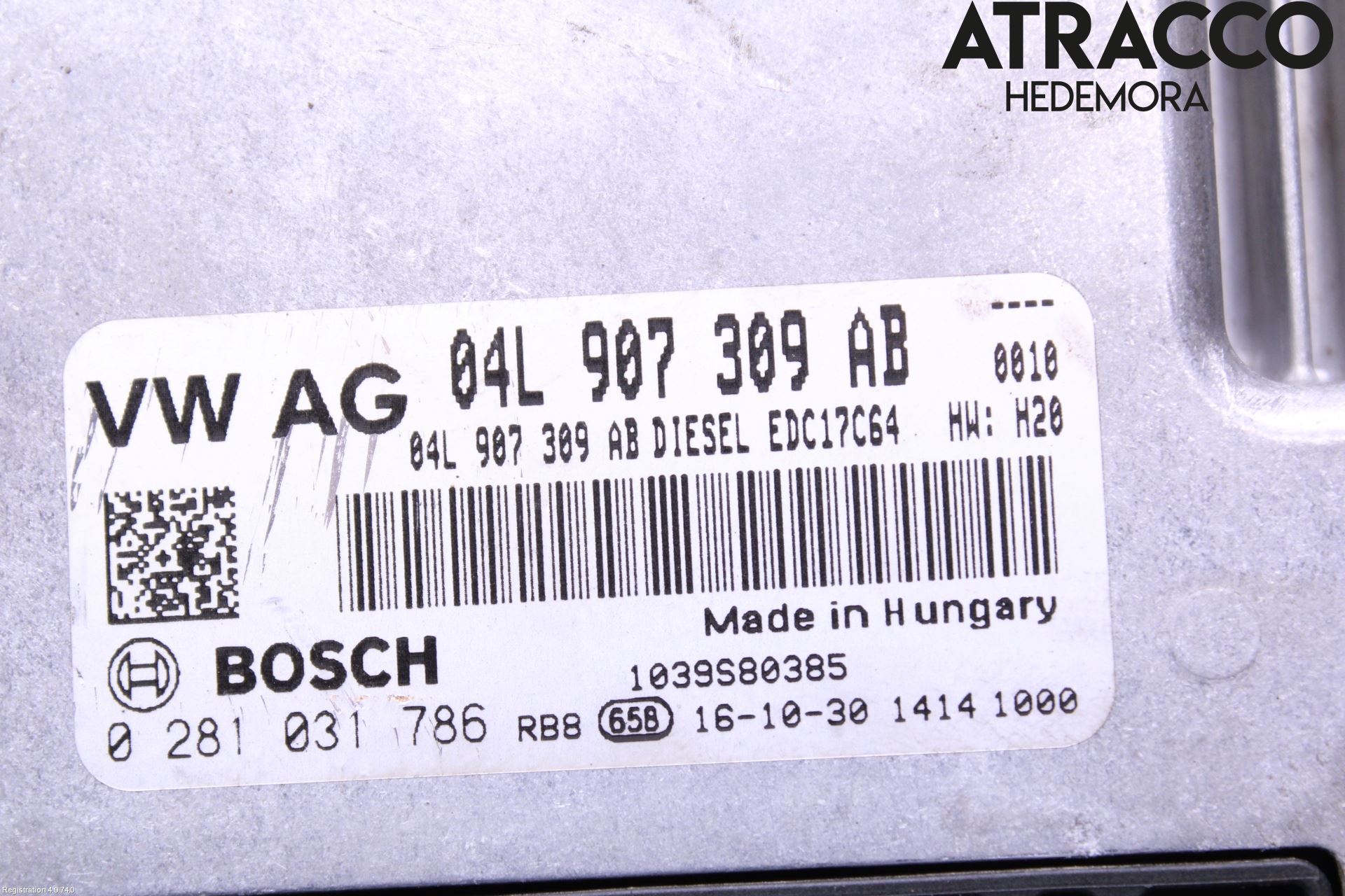 Audi Q3 8U 12-18 Styreenhet Dieselpumpe