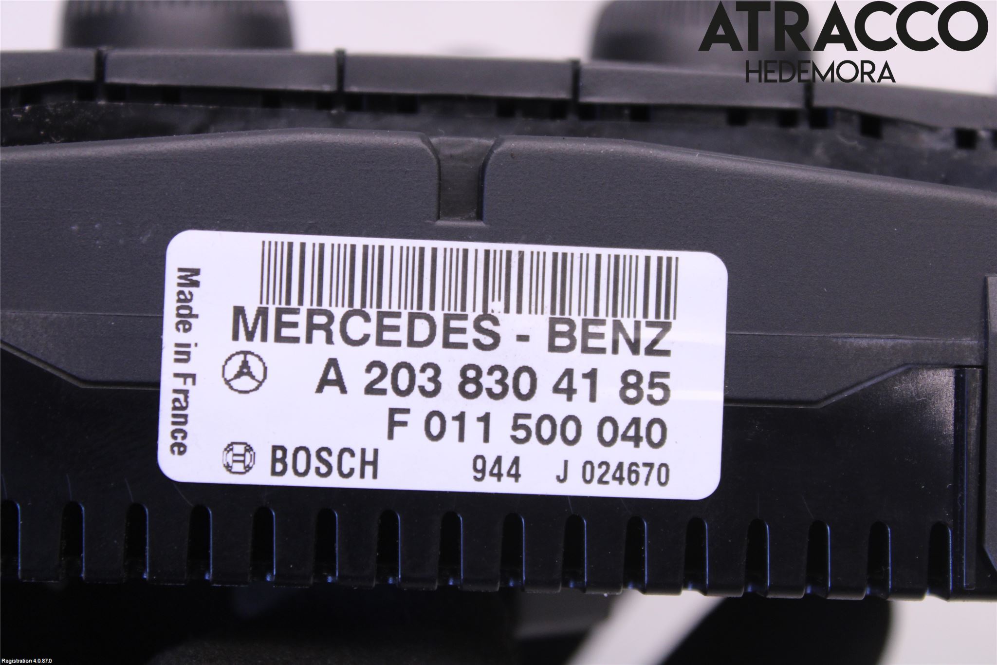 Mercedes-Benz MB CLC-KLASS (CL203) 08-11 Varme Ac Betjening-Display