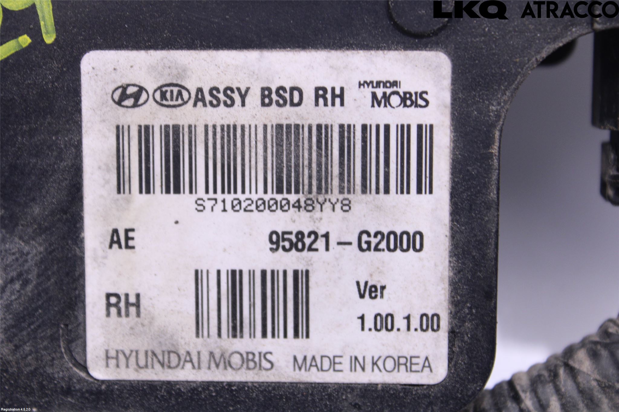 Hyundai IONIQ AE 17-22 Sensor Kollisjonsbeskyttelse