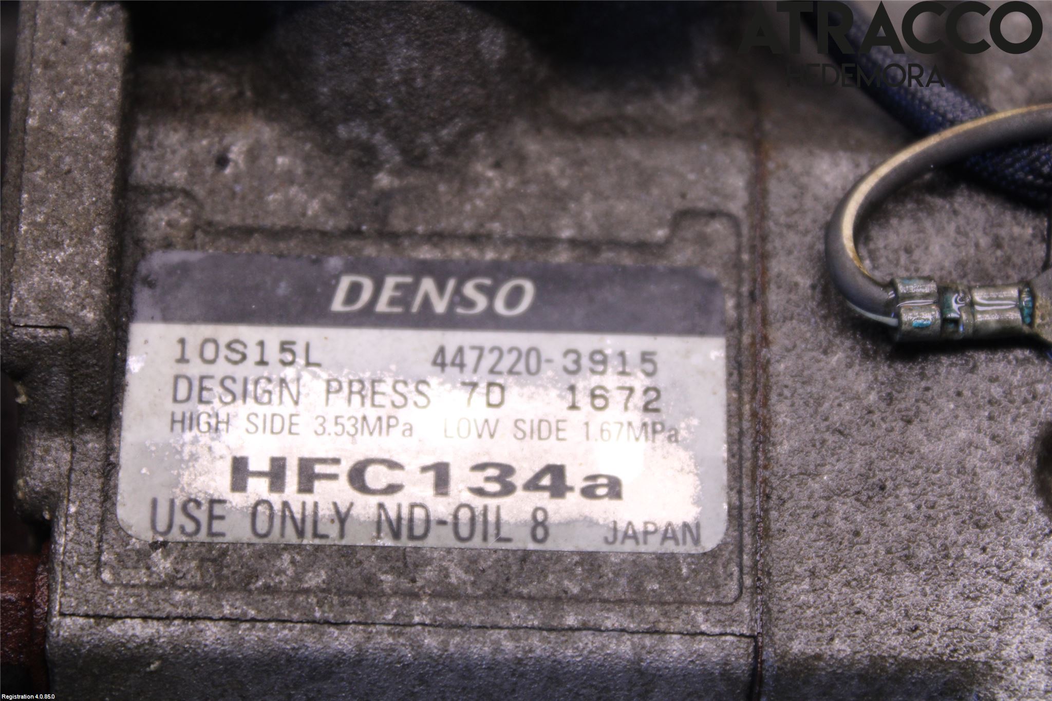 Toyota AVENSIS 98-02 Varme Ac Kompressor