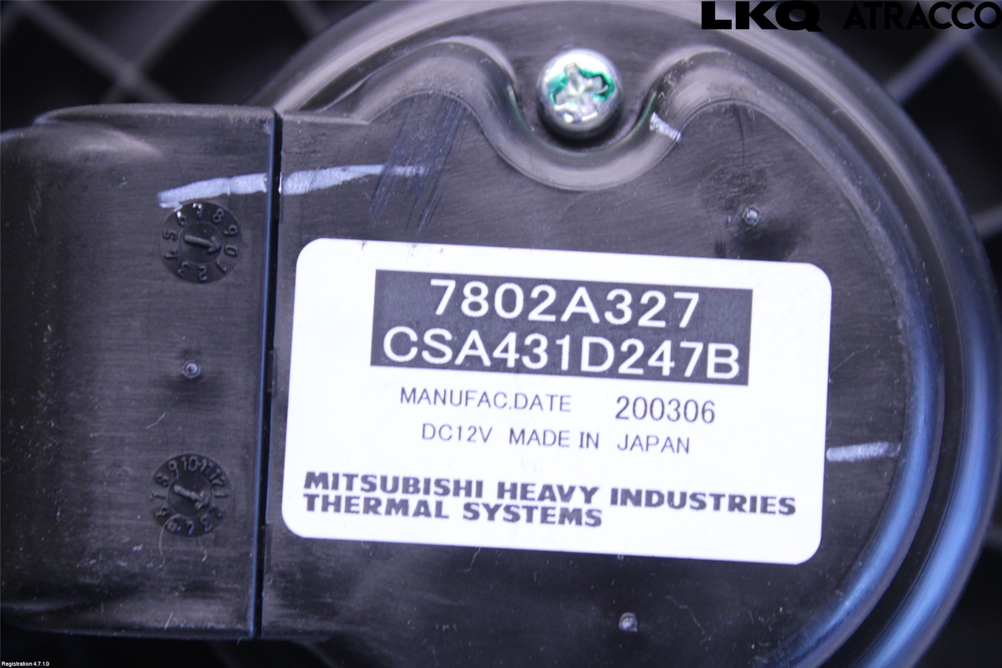 Mitsubishi OUTLANDER 13-21 Varme Ac Varmeapparatvifte
