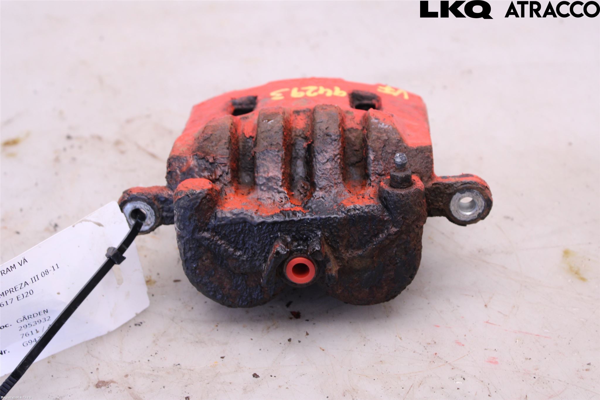 Subaru IMPREZA III 08-11 Bremsecaliper Foran Venstre