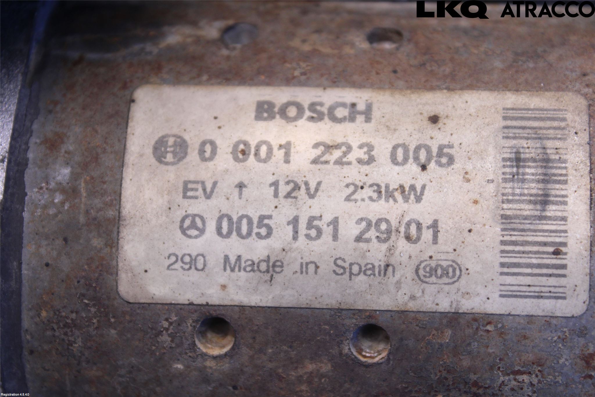 Mercedes-Benz MB E-KLASS (W211) 02-09 Startmotor Diesel