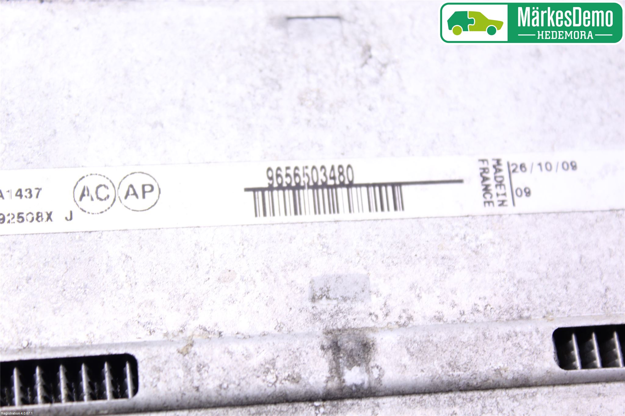 Peugeot 308 08-13 Intercooler Radiator