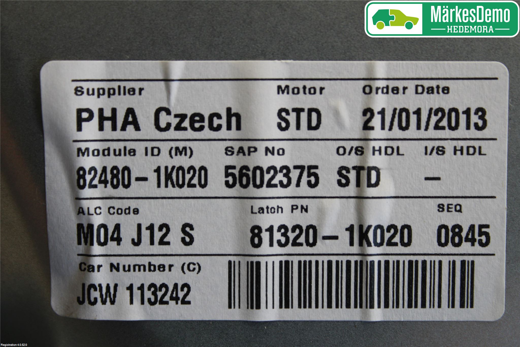 Hyundai ix20 Vindusheis El Komp