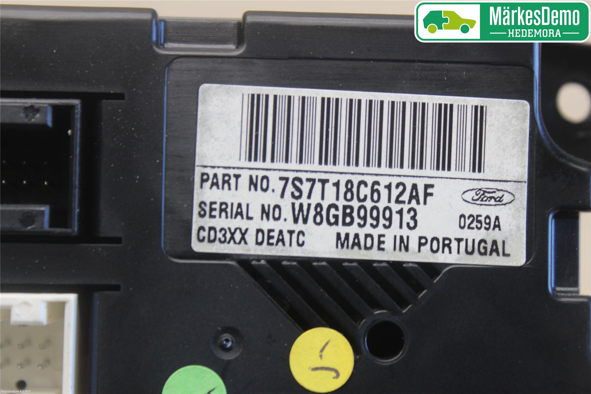 Ford MONDEO 07-15 Varme Ac Betjening-Display