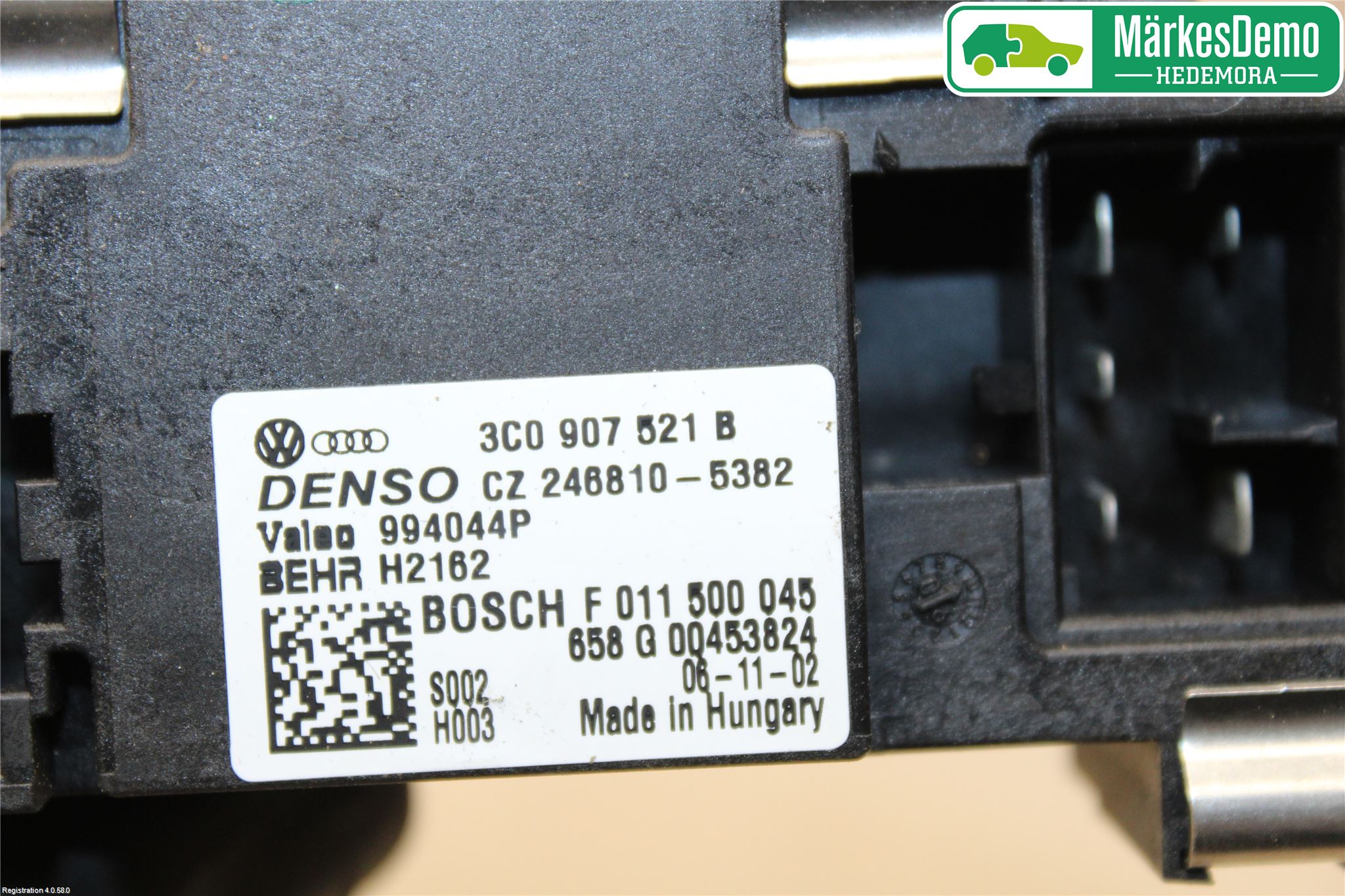Volkswagen VW TOURAN 03-10 Varmeapparat Viftemotstand