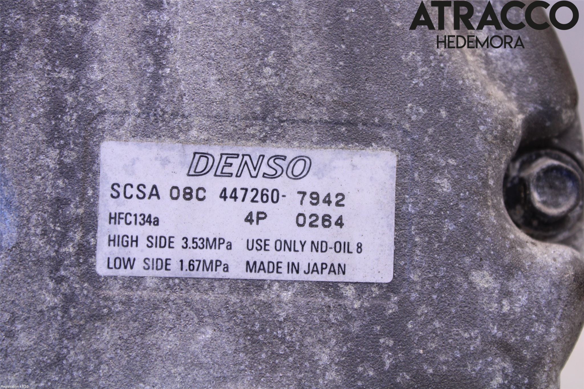 Subaru LEGACY 10-14 Varme Ac Kompressor