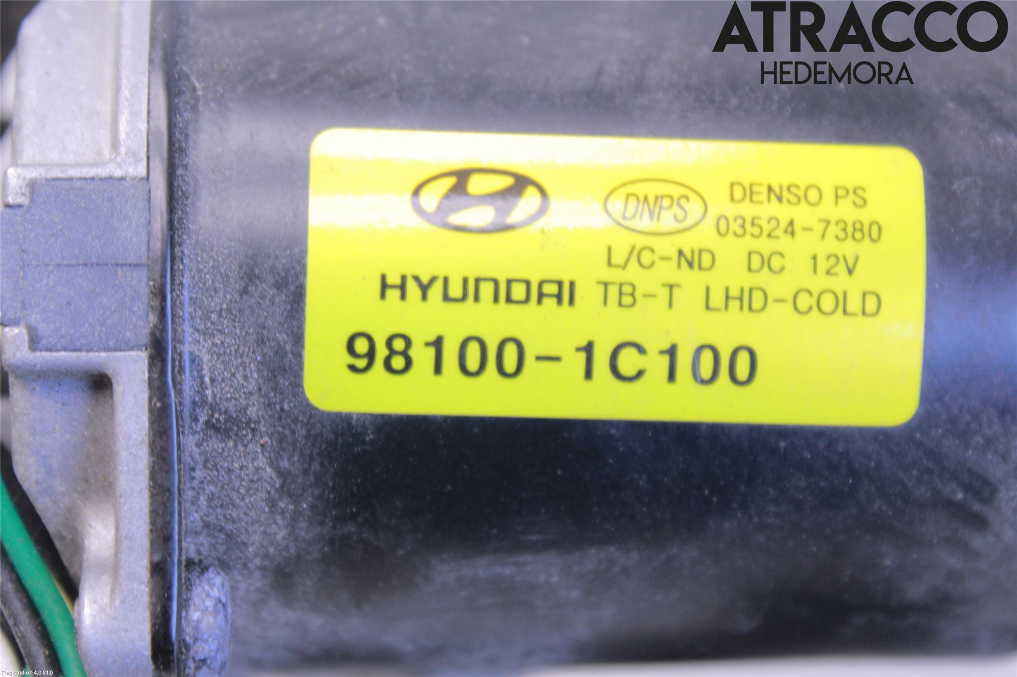 Hyundai GETZ Viskermotor Frontrute