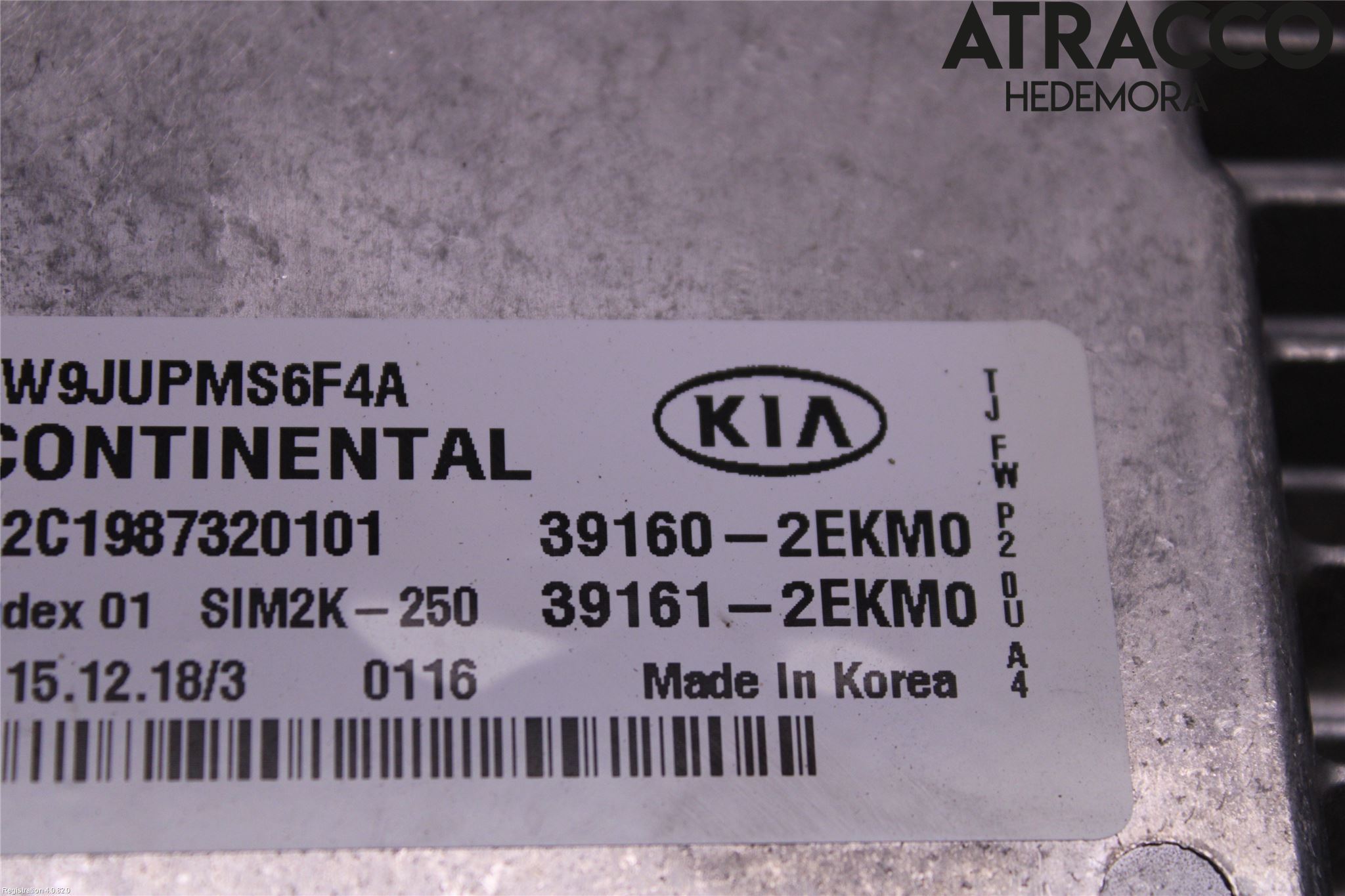 Kia OPTIMA 16-20 Styreenhet Innsprøytning