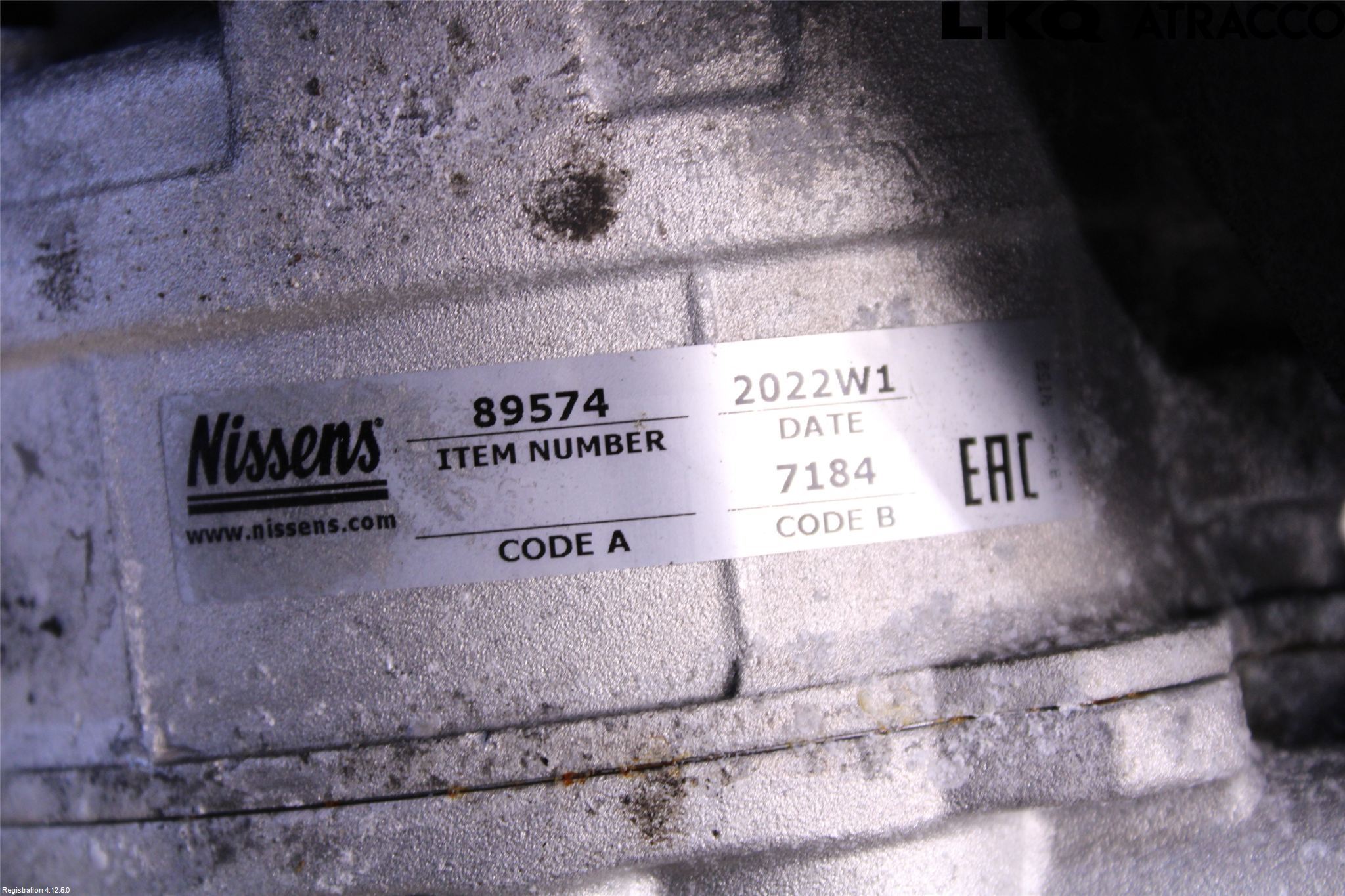 BMW 5 F10/F11/F18 09-17 Varme Ac Kompressor