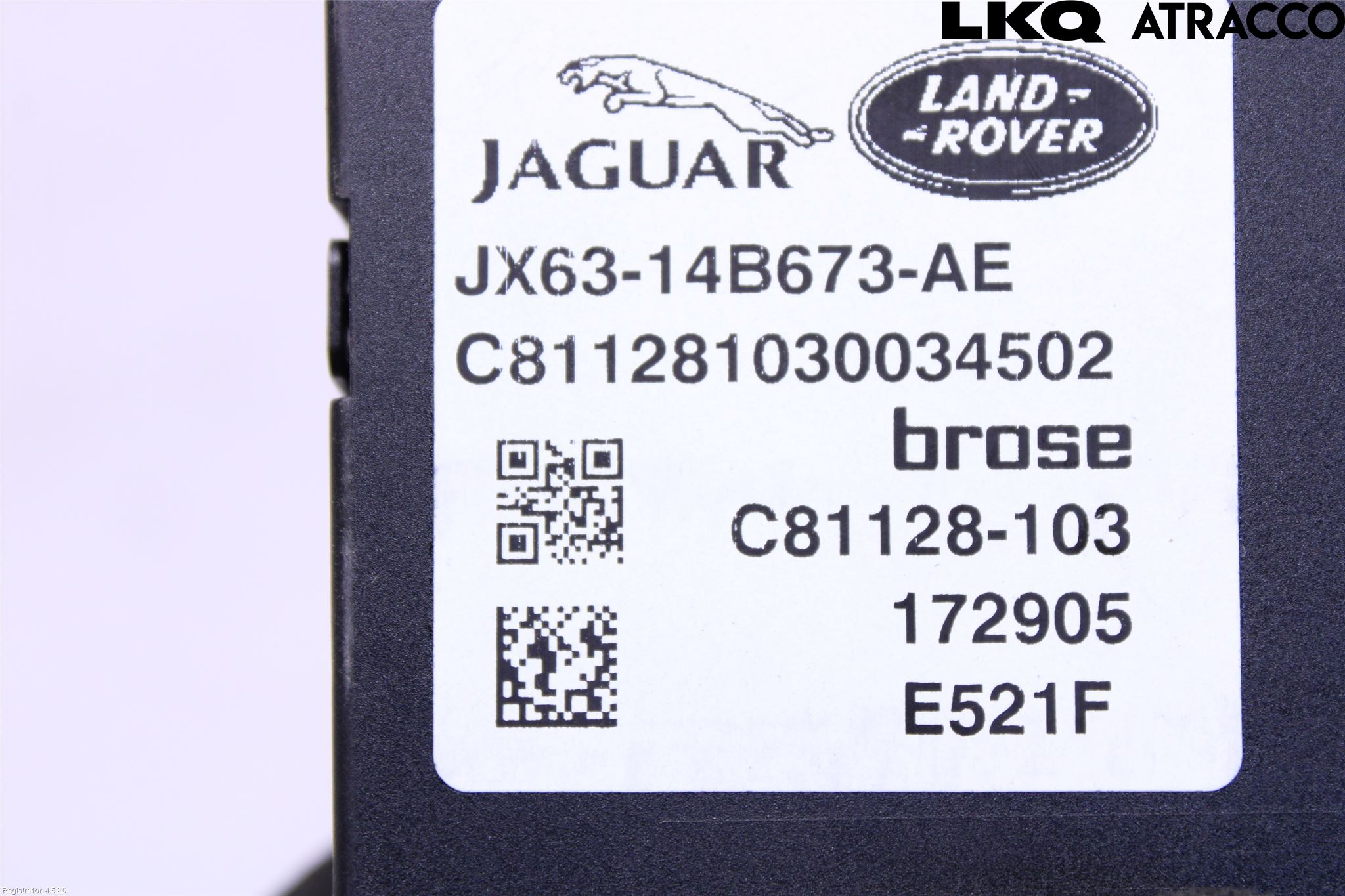 Jaguar XF (X260) 16-24 Styreenhet Bakluke