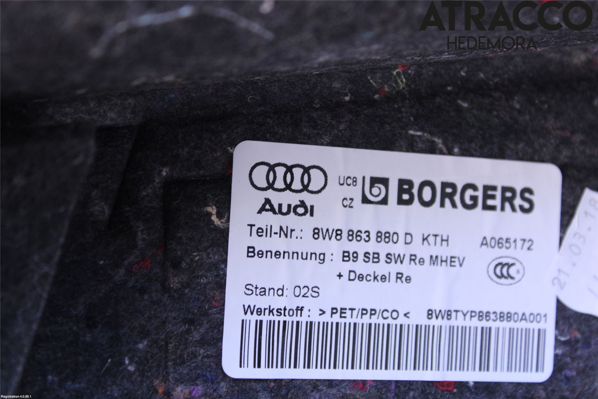 Audi A5 17- Innr Bakluketrekk
