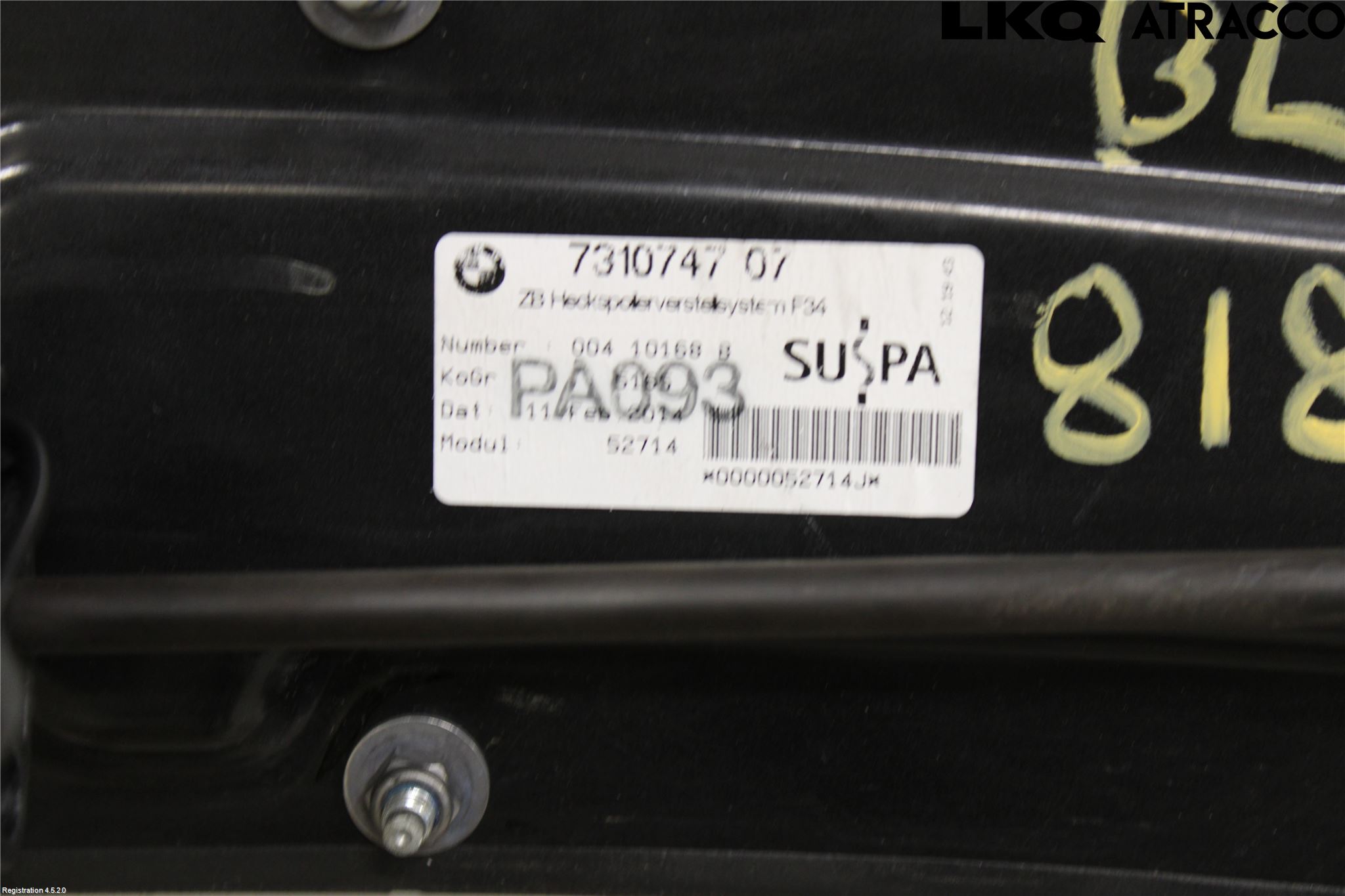 BMW 3 F30/F31/F80 12-19 Spoiler Bakluke
