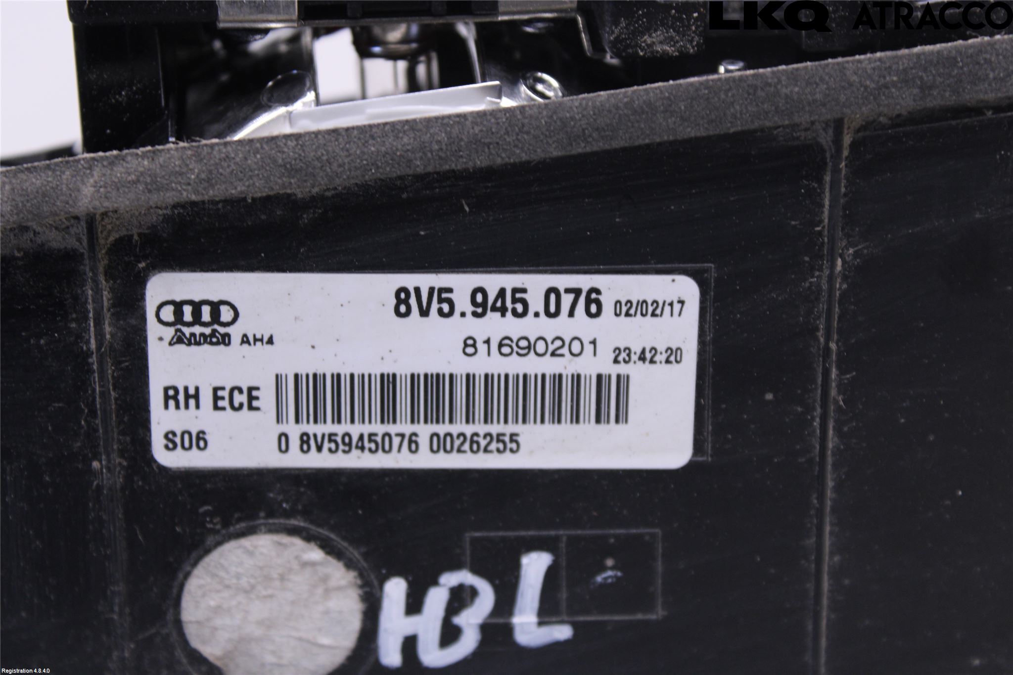 Audi A3/S3 8V 13-20 Baklykt Høyre  På Luke(Indre)