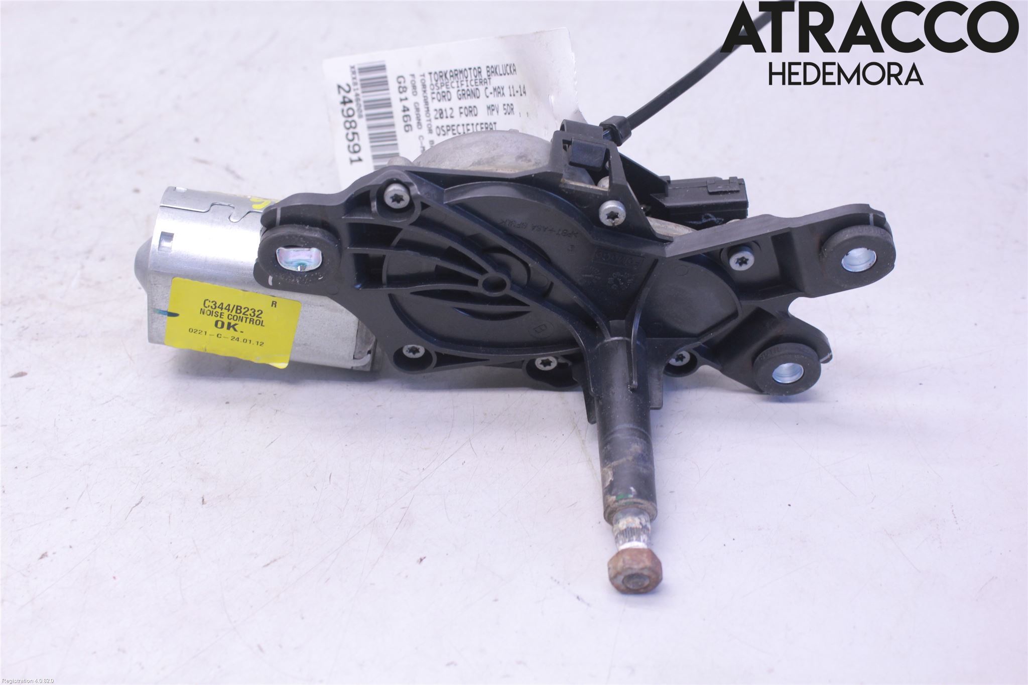 Ford GRAND C-MAX  11-14 Viskermotor Bakluke