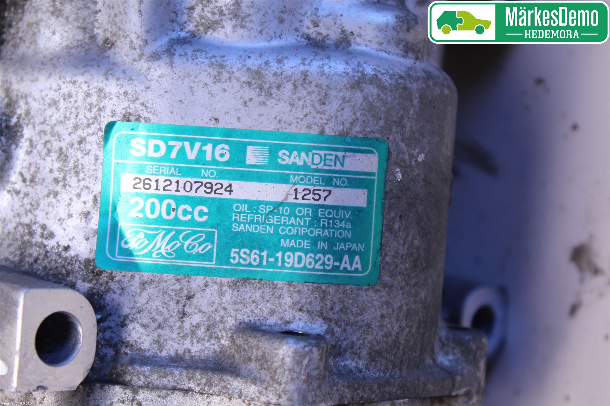 Ford FUSION Varme Ac Kompressor