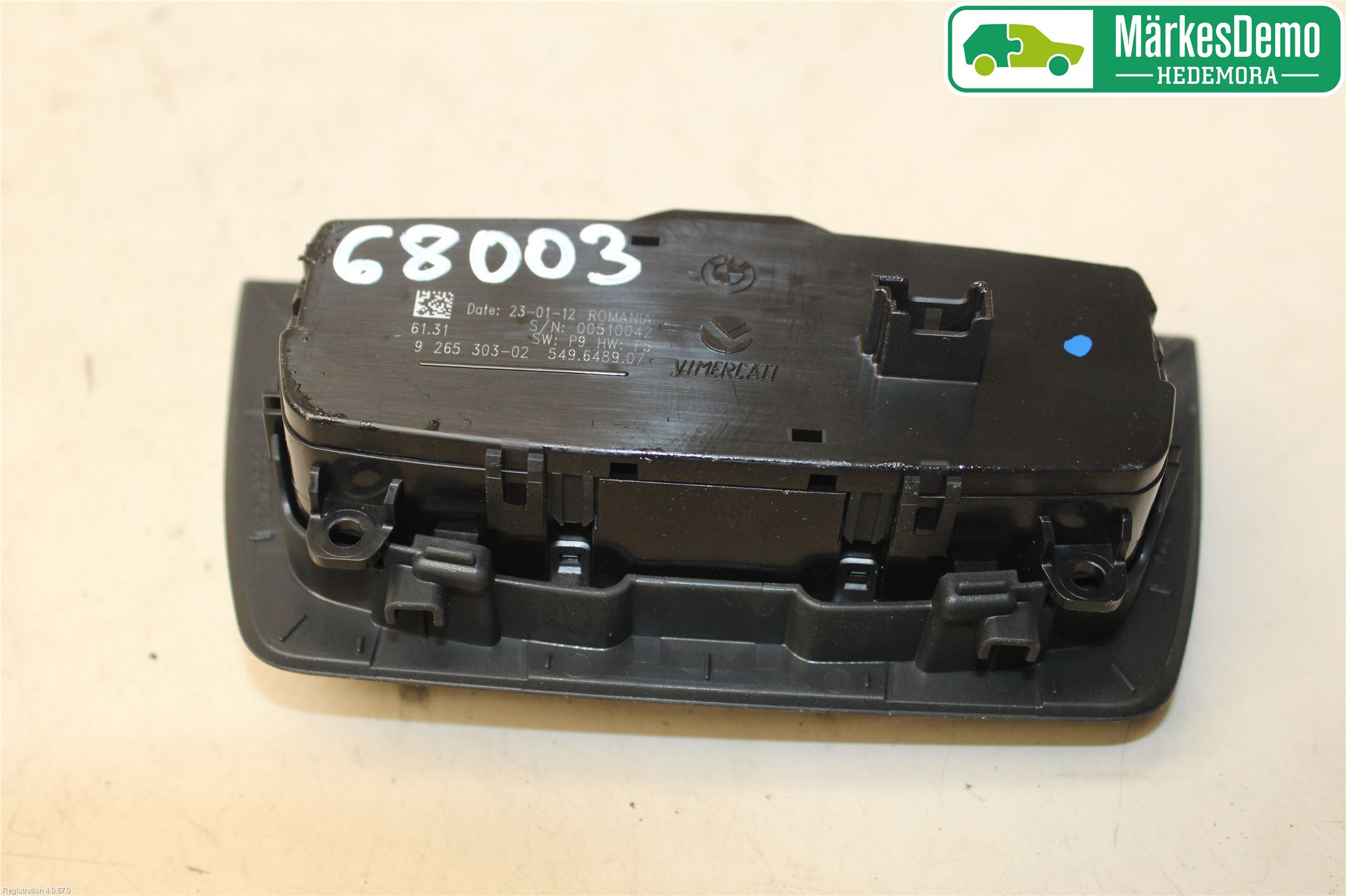 BMW 3 F30/F31/F80 12-19 Bryter Hovedlys