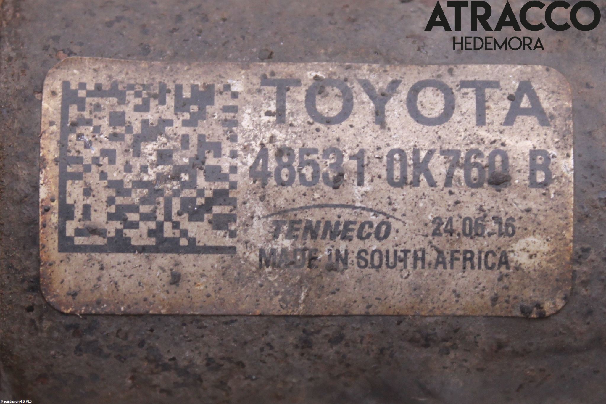 Toyota HILUX 16- Støtdemper Bak