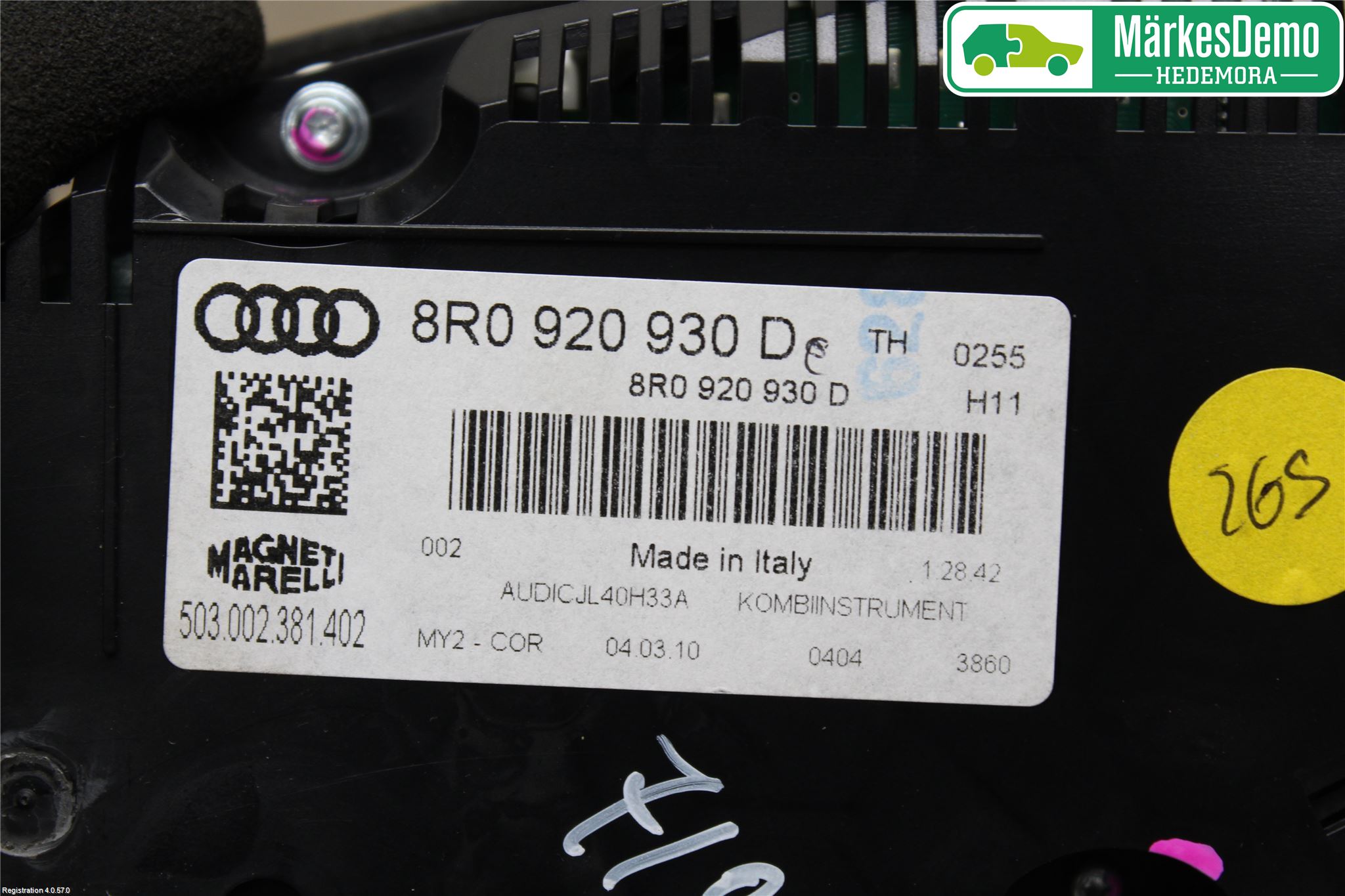 Audi Q5 09-16 Instr Kombinert
