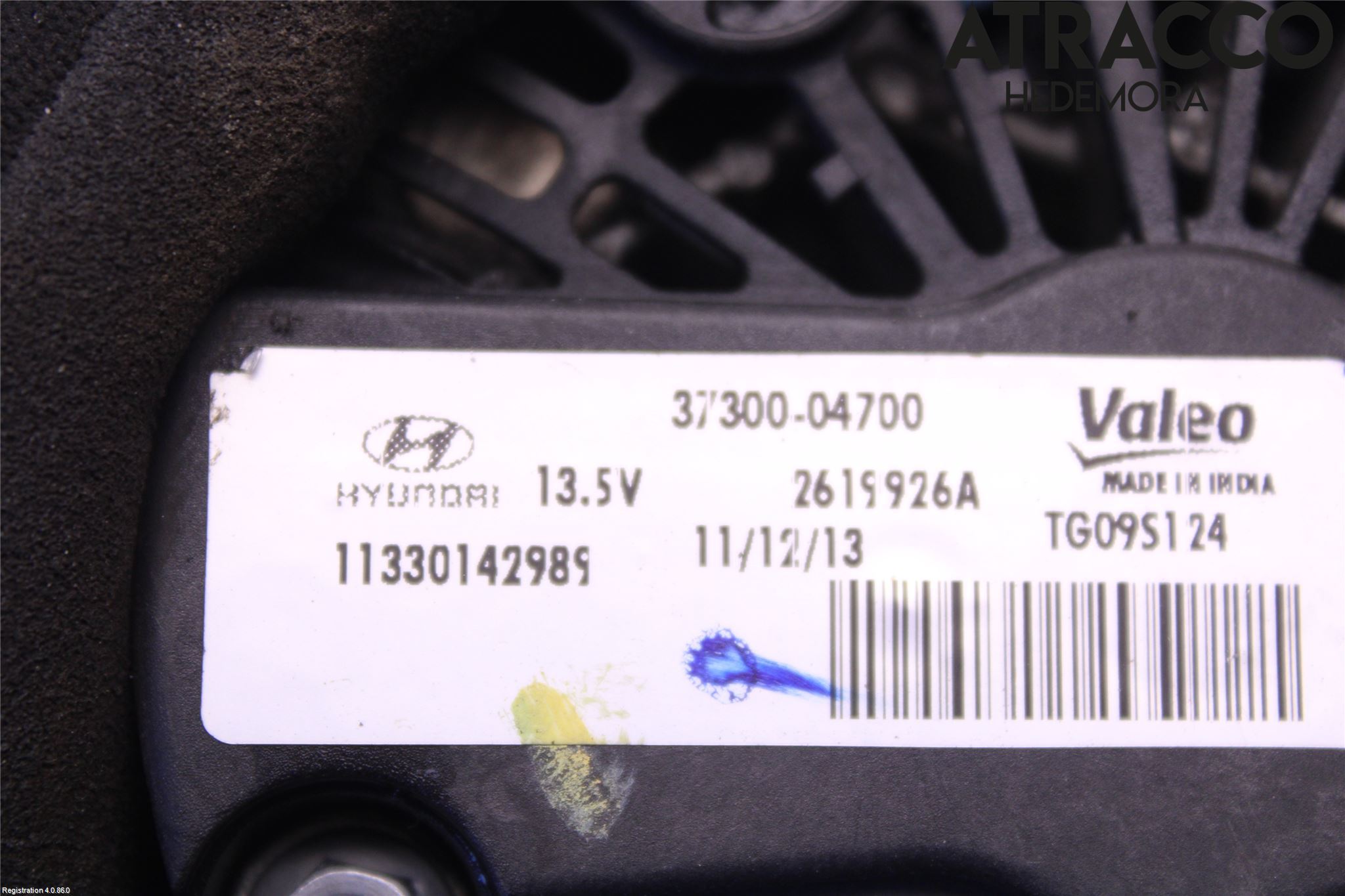 Hyundai i10 BA 14-16 Dynamo