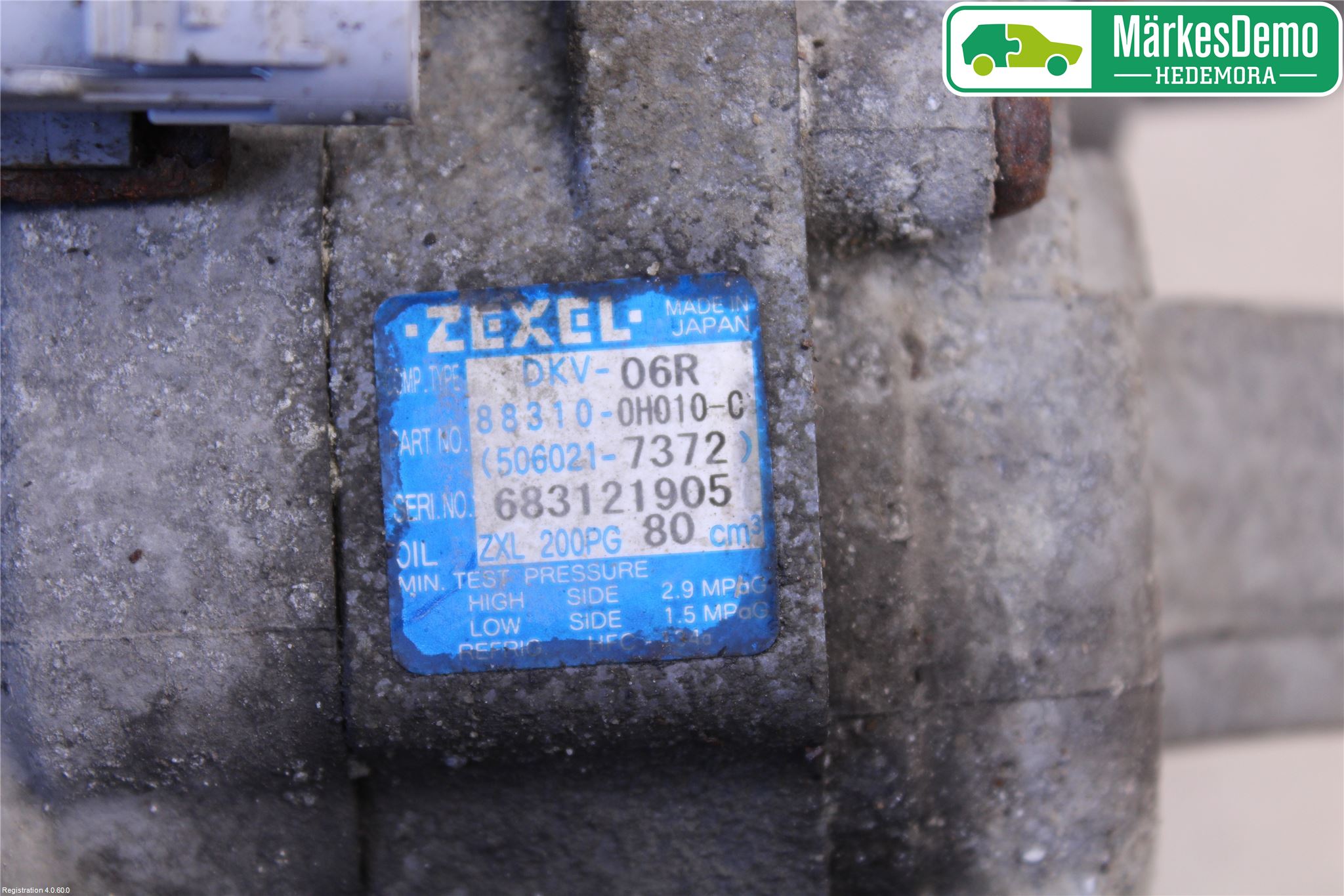 Toyota AYGO 06-14 Varme Ac Kompressor