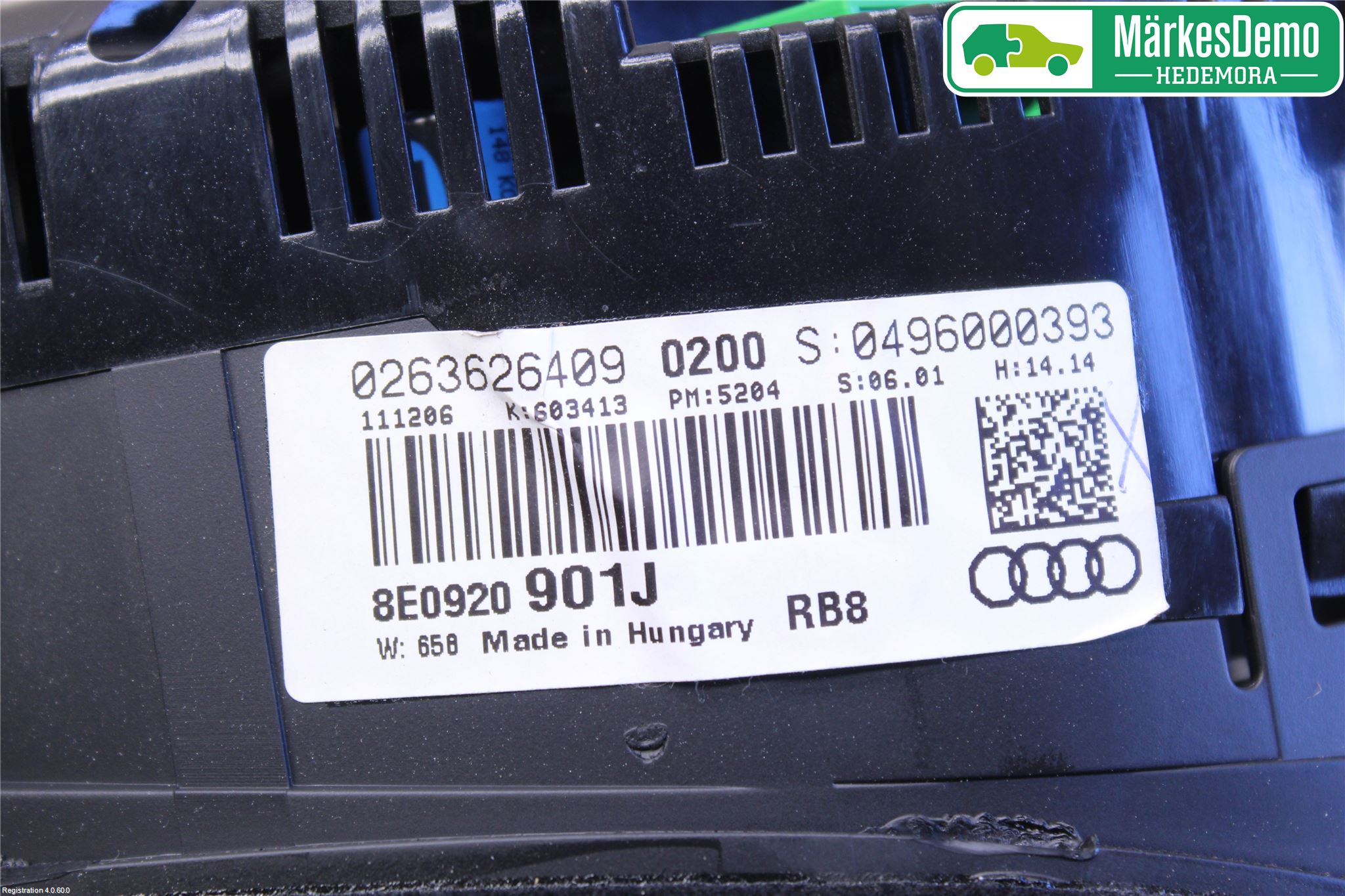 Audi A4/S4 05-07 Instr Kombinert