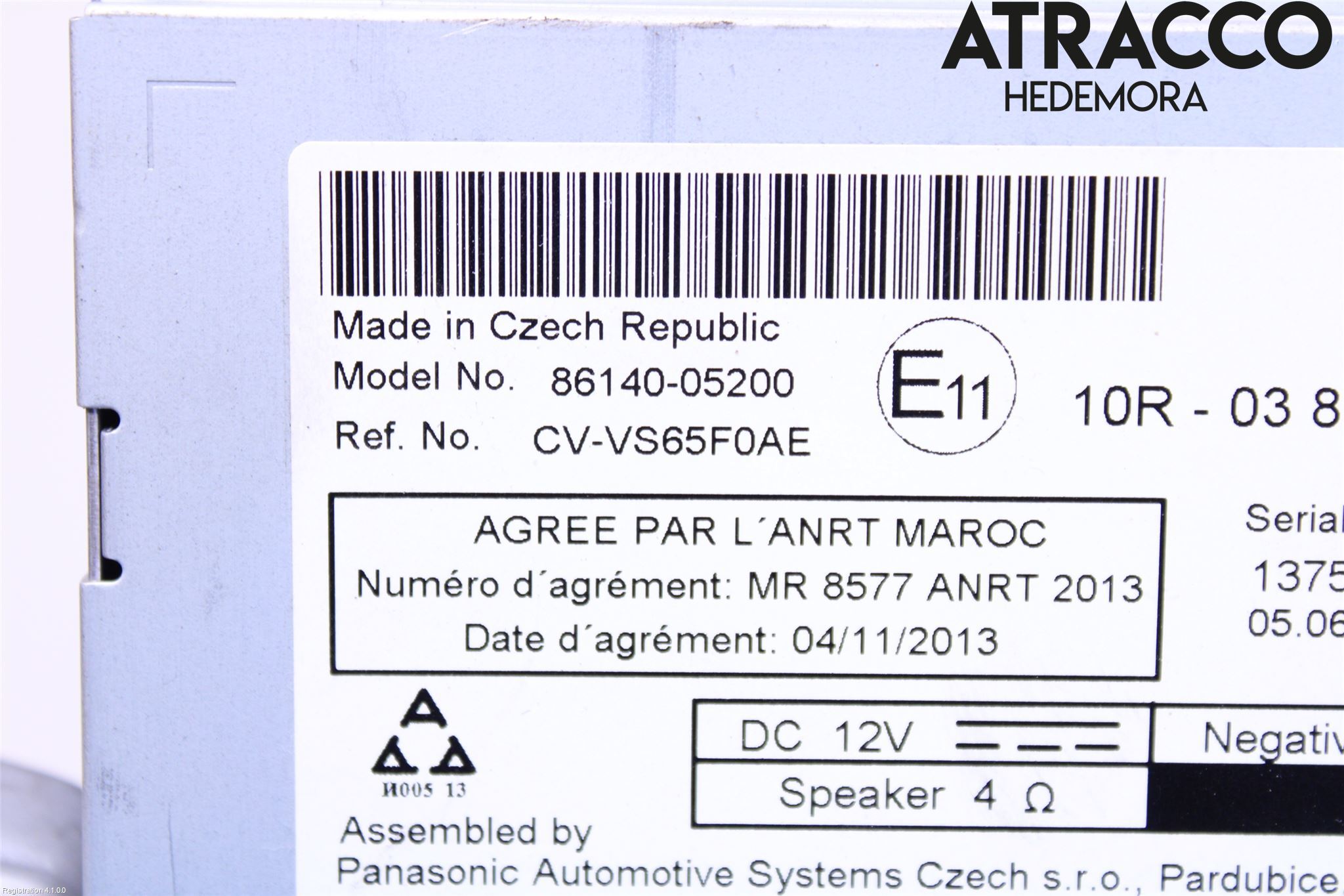 Toyota AVENSIS 16-18 Stereo Radio Med Cd