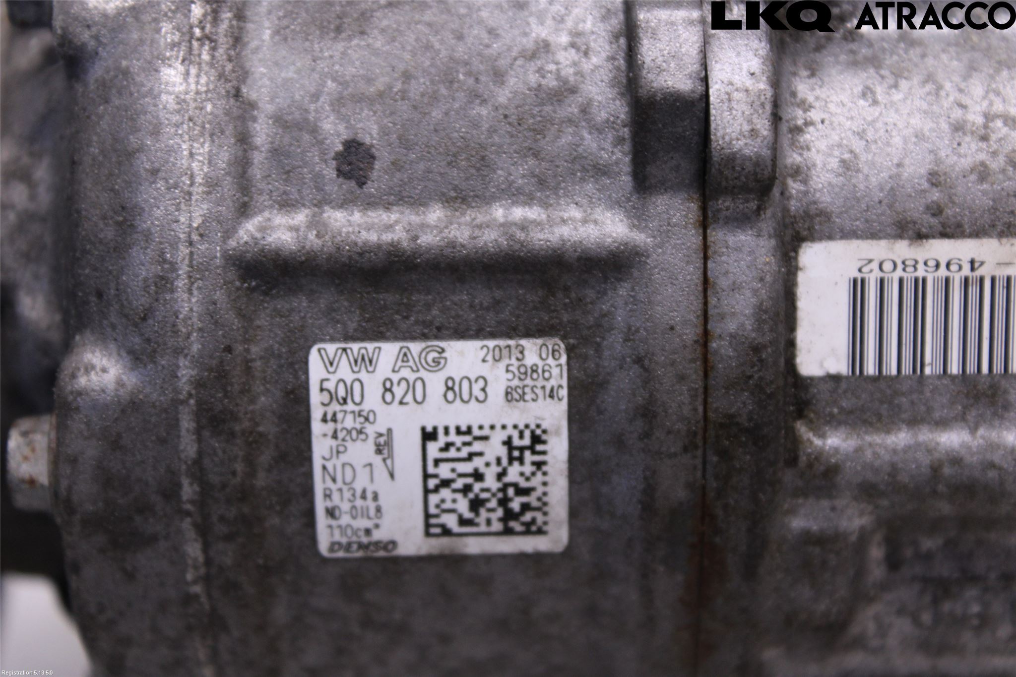Audi A3/S3 8V 13-20 Varme Ac Kompressor