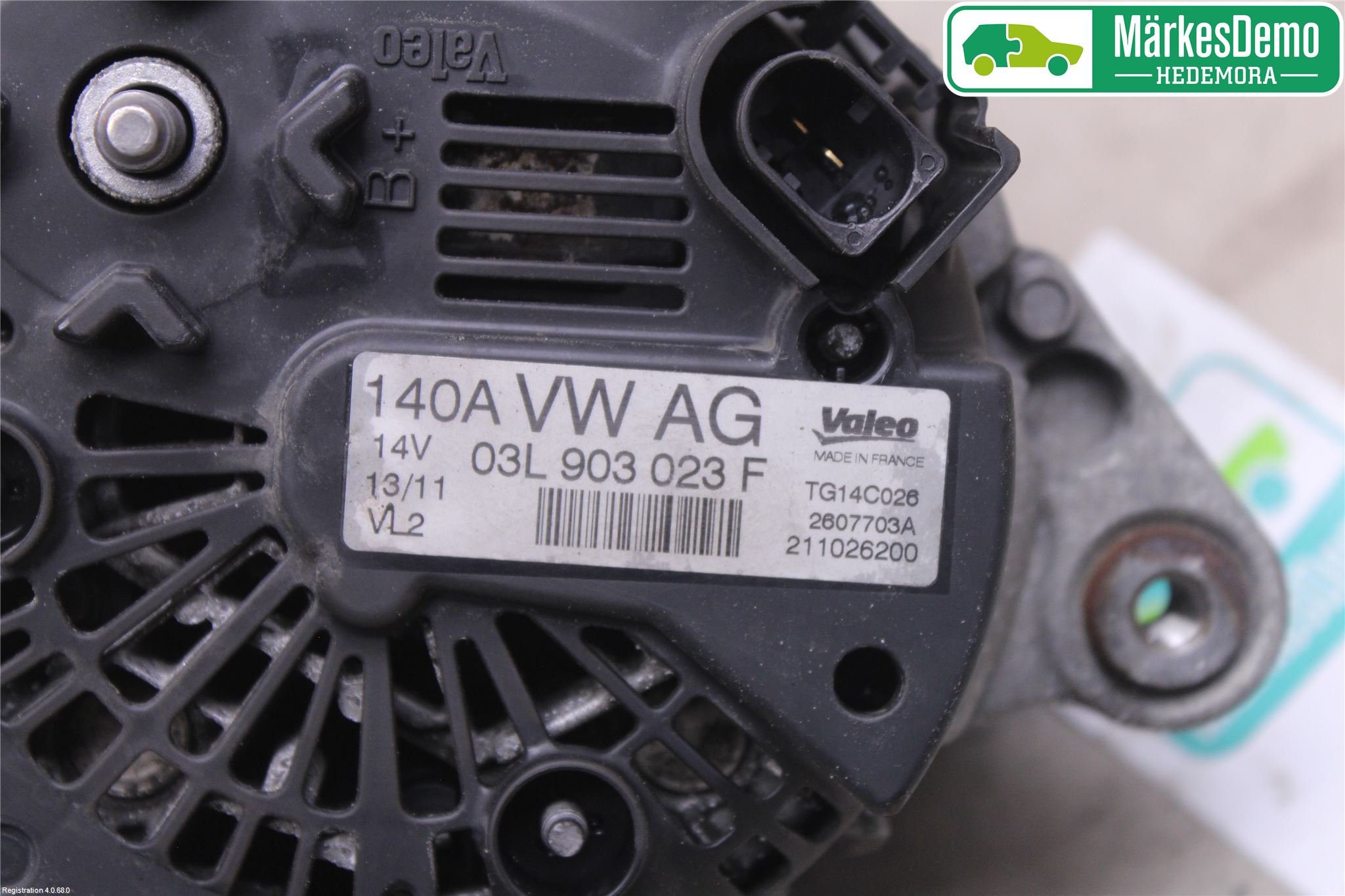 Volkswagen VW GOLF VI 09-13 Dynamo