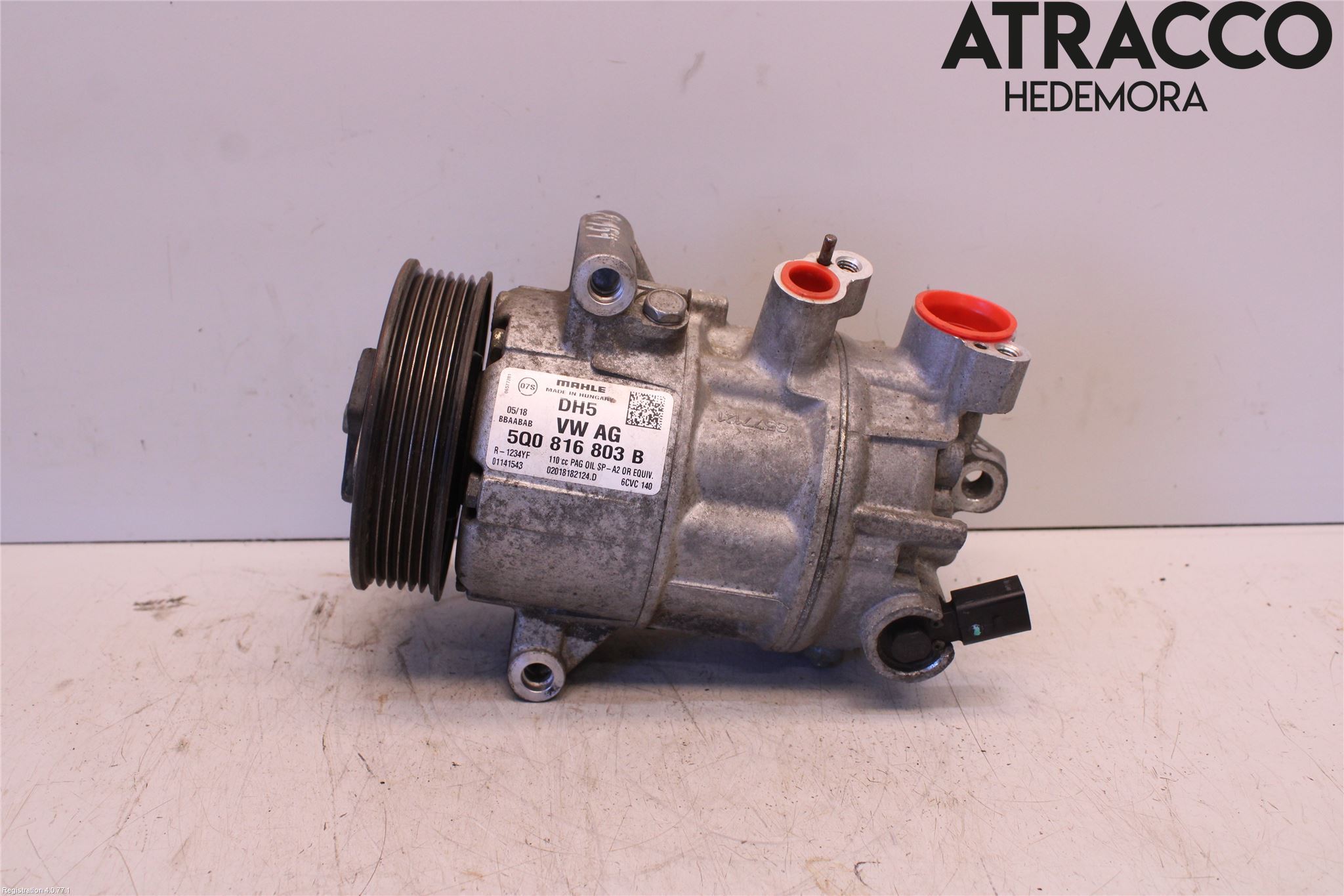 Volkswagen VW GOLF / E-GOLF VII 13-20 Varme Ac Kompressor